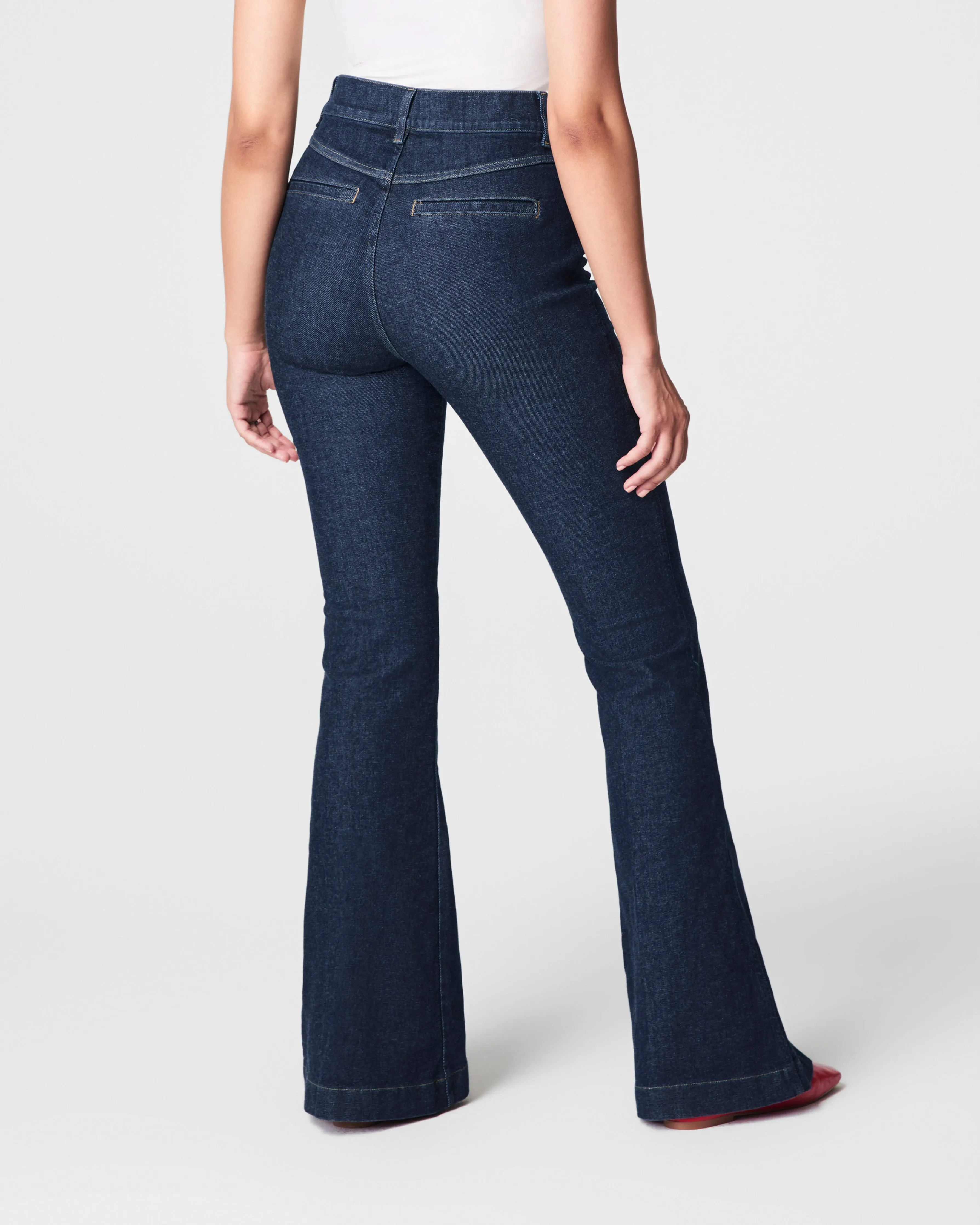 SPANXshape™ EveryWear Pintuck Flare Jeans sold by SPANX product image thumbnail 3