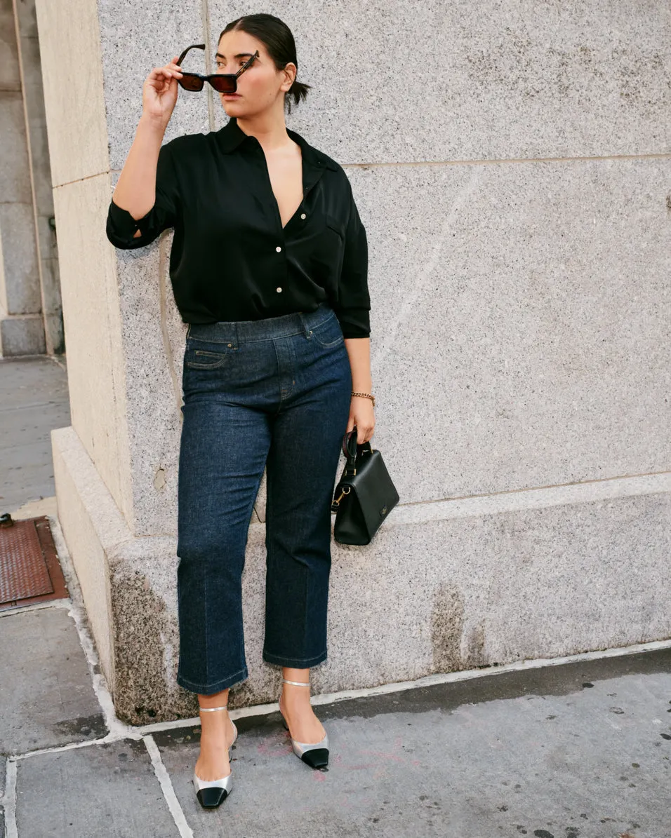 SPANXshape™ EveryWear Kick Flare Jeans, Raw Indigo sold by SPANX product image thumbnail 3