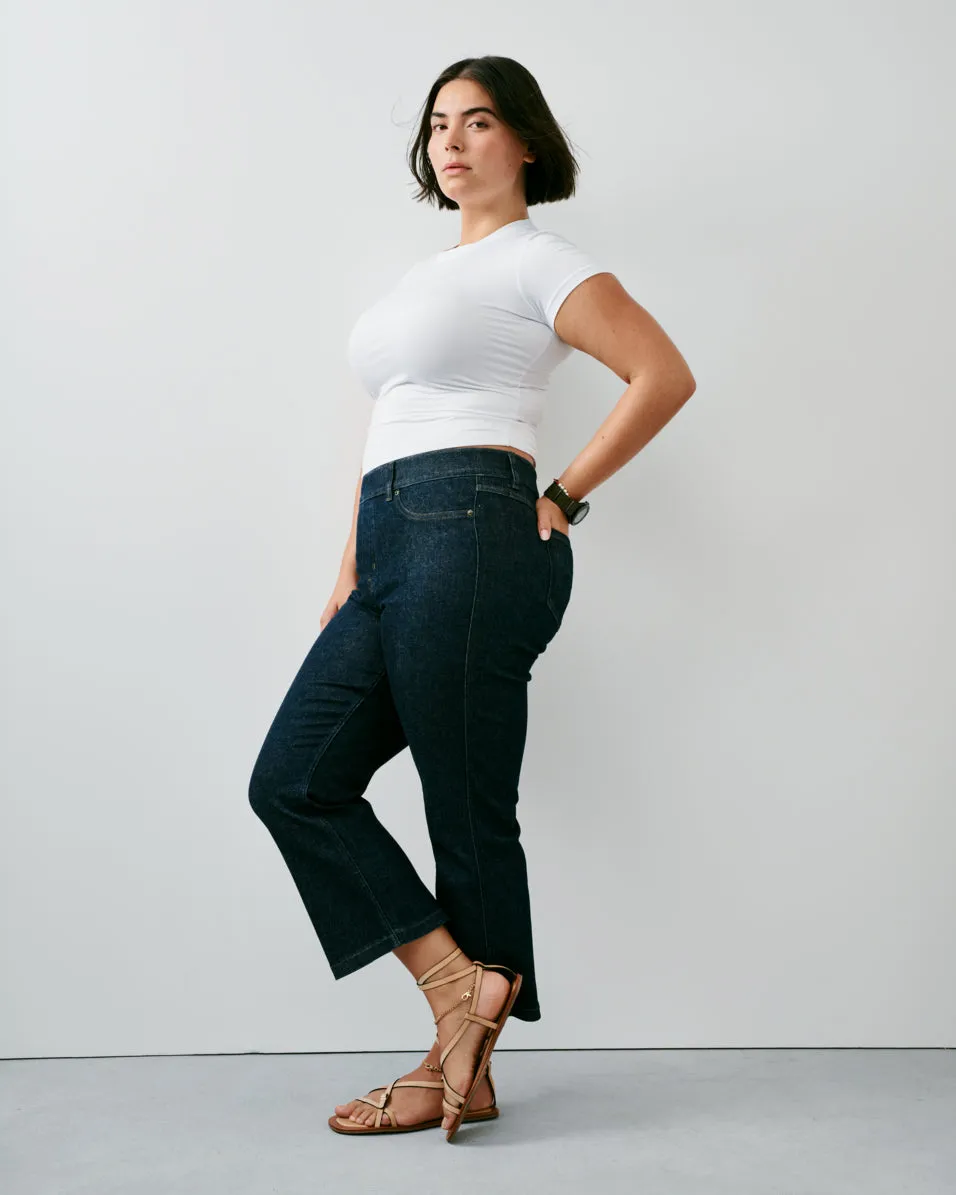 SPANXshape™ EveryWear Kick Flare Jeans, Raw Indigo sold by SPANX product image thumbnail 2