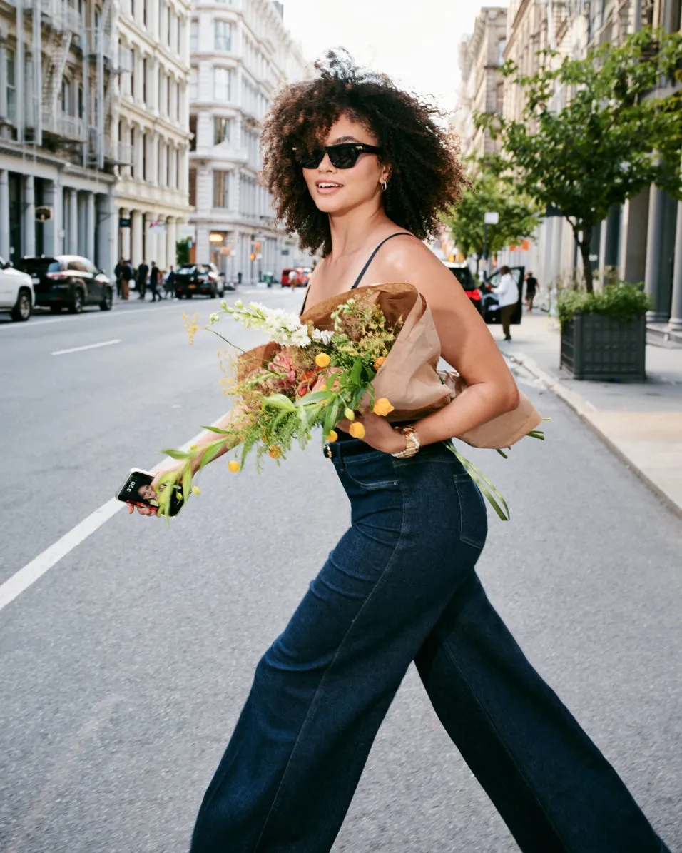 SPANXshape™ EveryWear Wide Leg Jeans, Raw Indigo sold by SPANX product image thumbnail 4