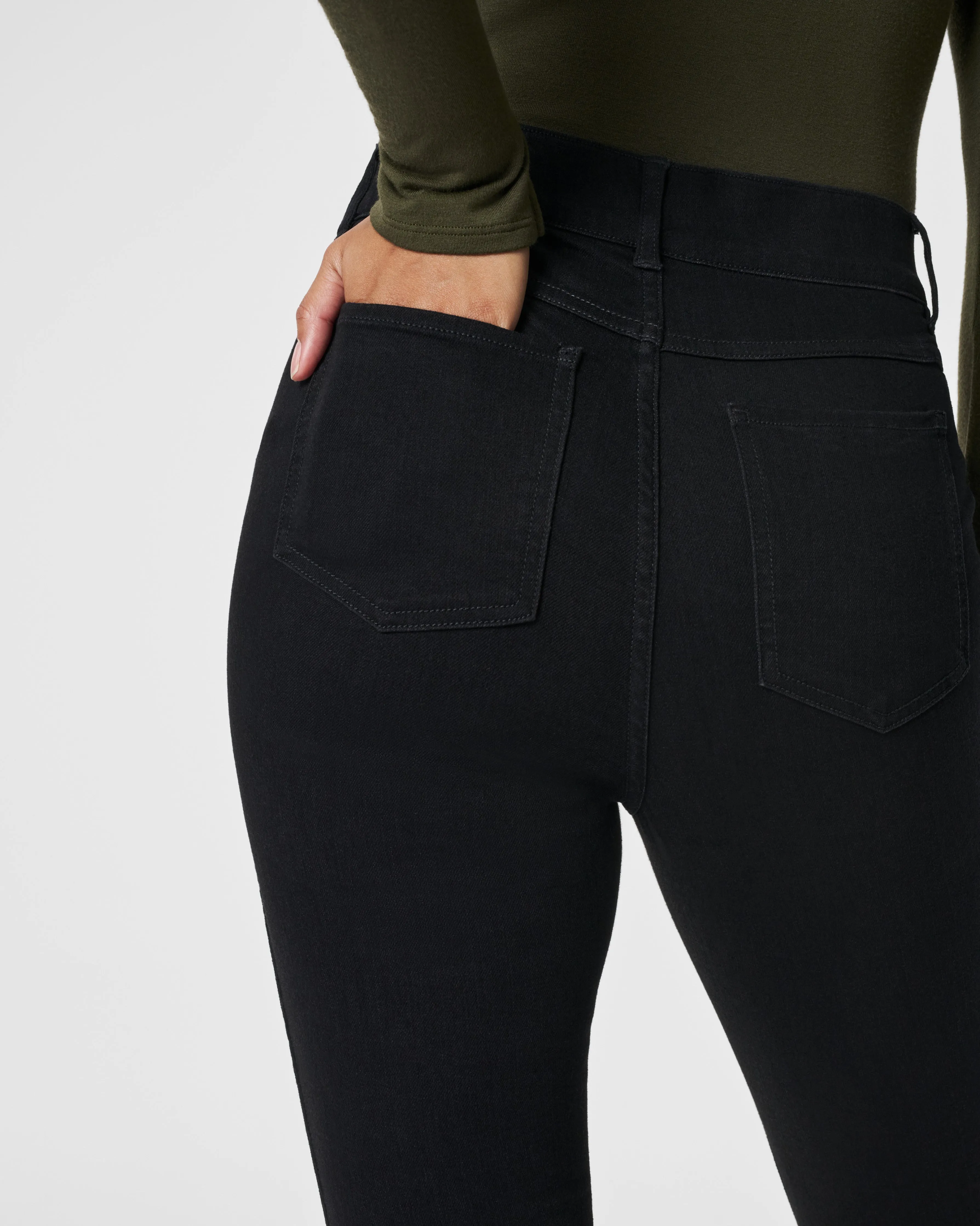 SPANXshape™ EveryWear Ankle Skinny Jeans, Clean Black sold by SPANX product image thumbnail 4