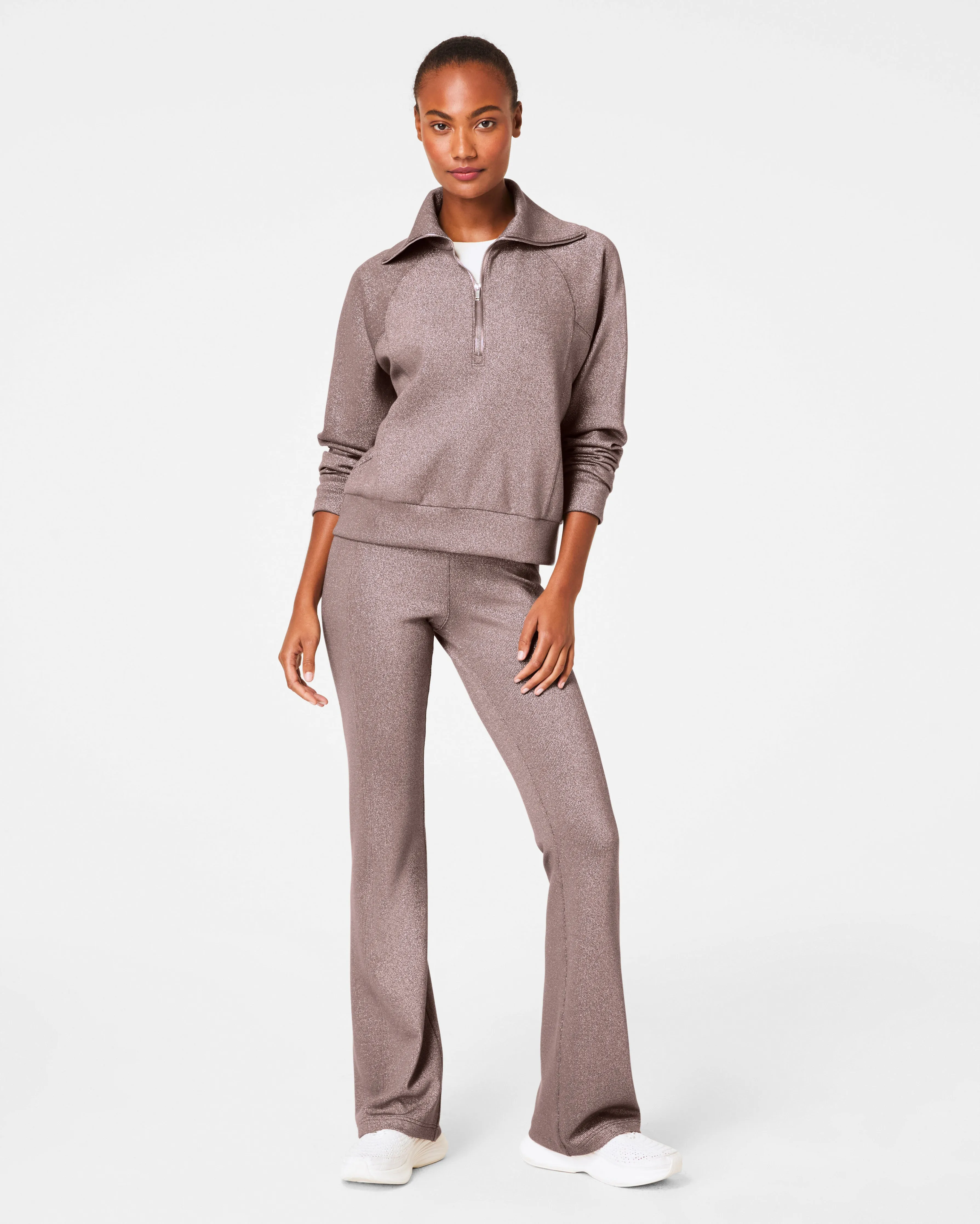 SPANX® AirEssentials Half Zip with Shimmer sold by SPANX product image thumbnail 4