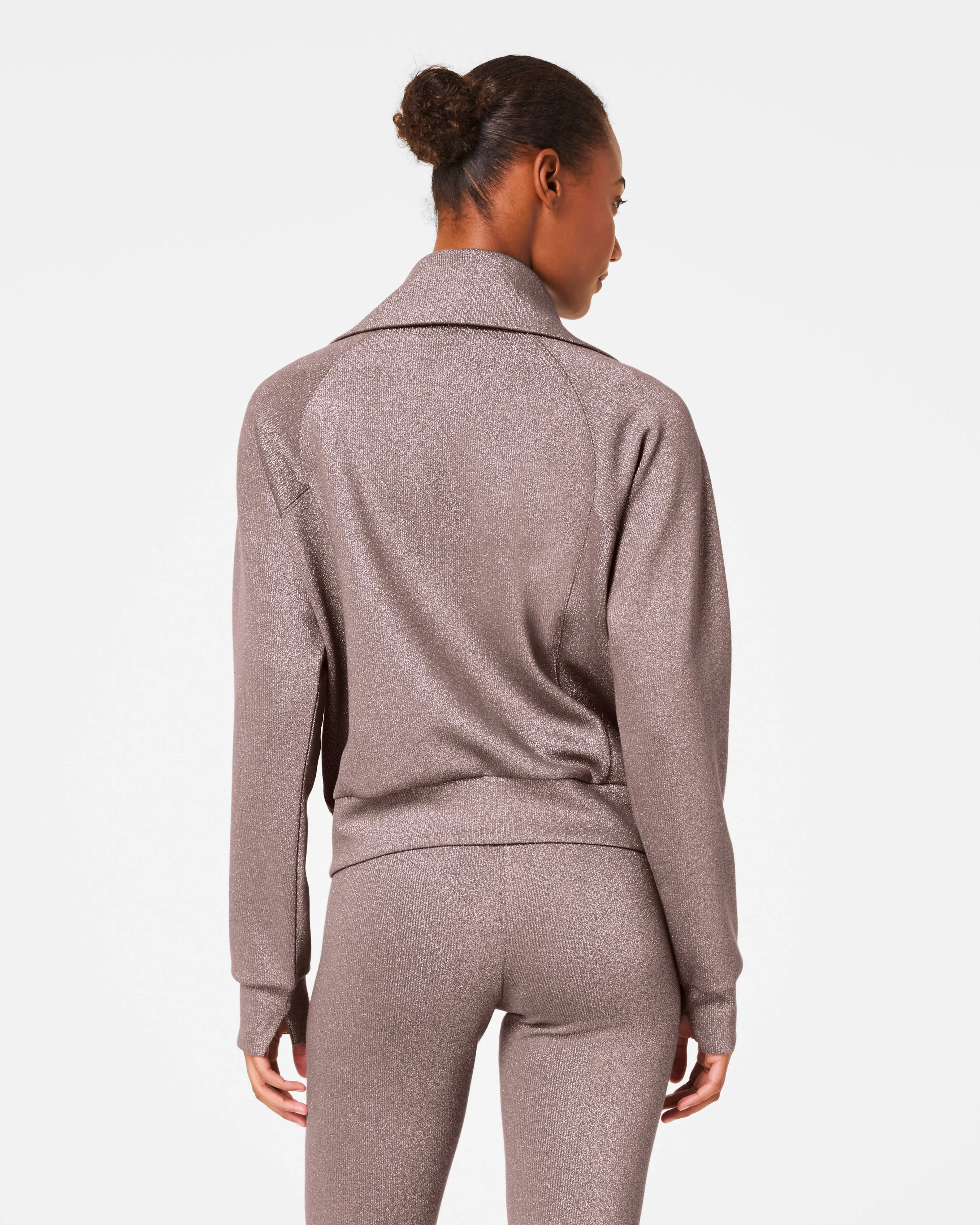 SPANX® AirEssentials Half Zip with Shimmer sold by SPANX product image thumbnail 2