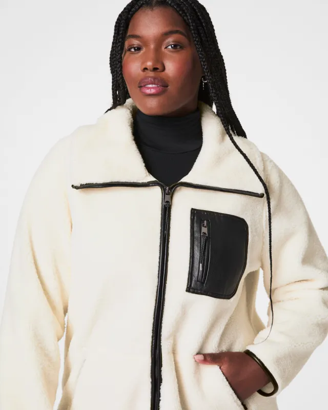 SPANX® Fleece Full Zip made by SPANX