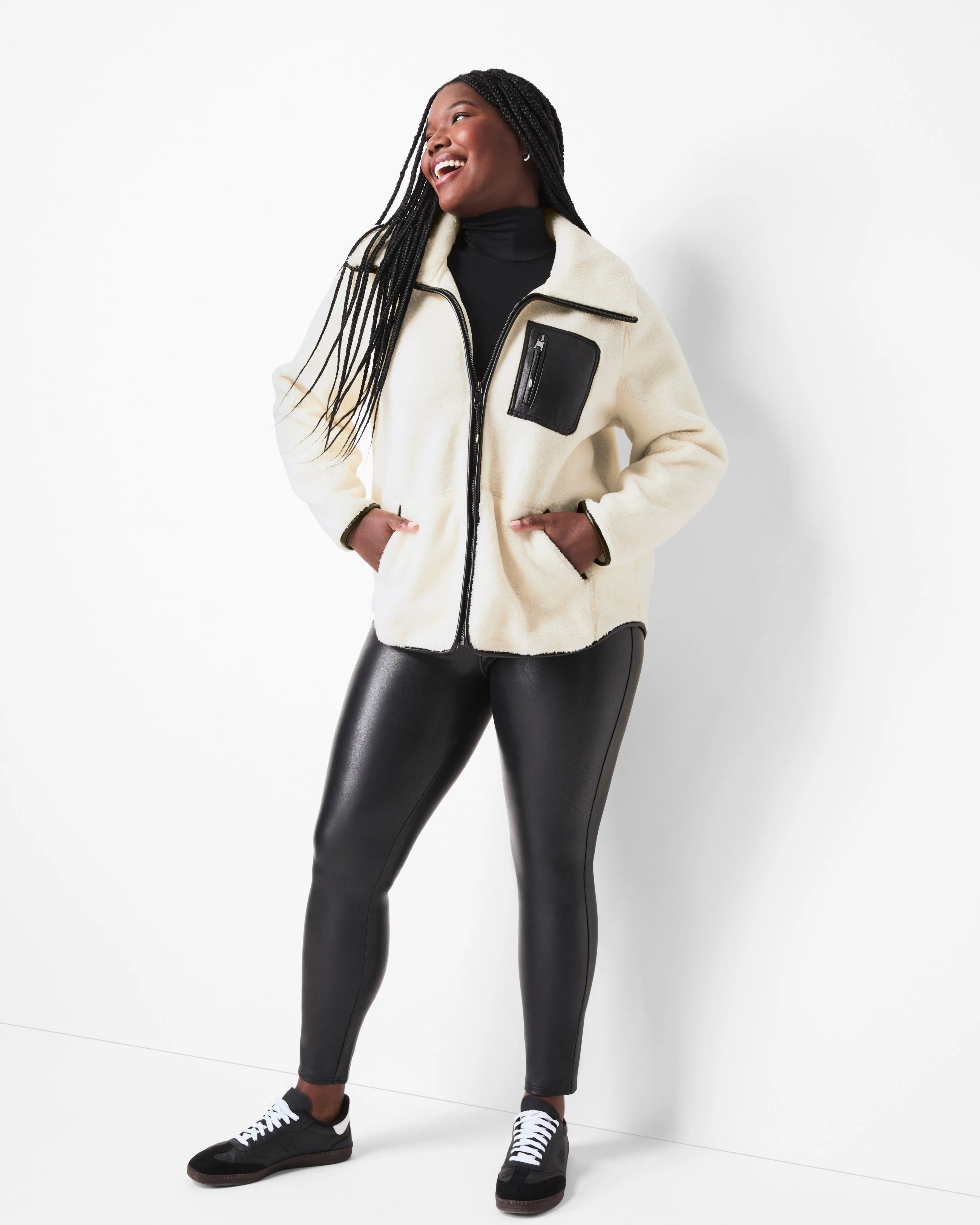 SPANX® Fleece Full Zip sold by SPANX product image thumbnail 3