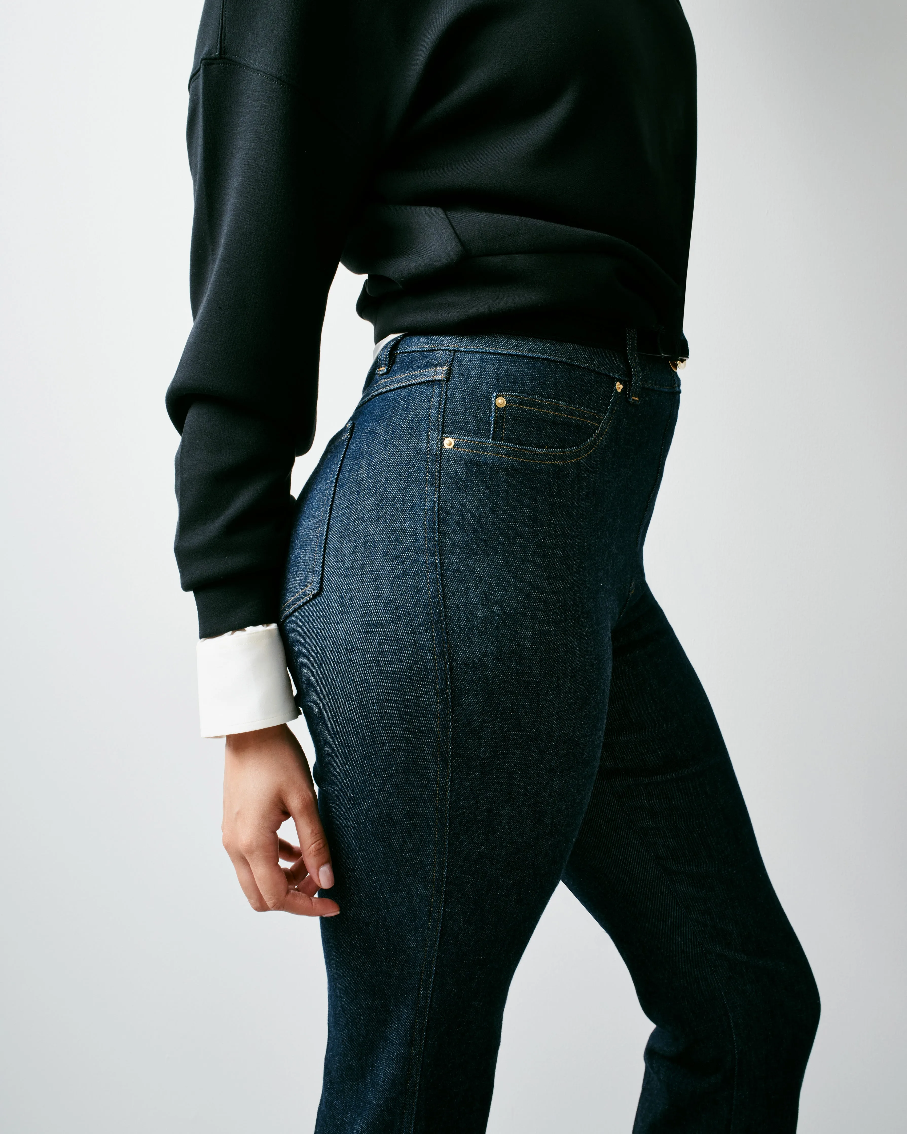 SPANXshape™ EveryWear Flare Jeans, Raw Indigo sold by SPANX product image thumbnail 4