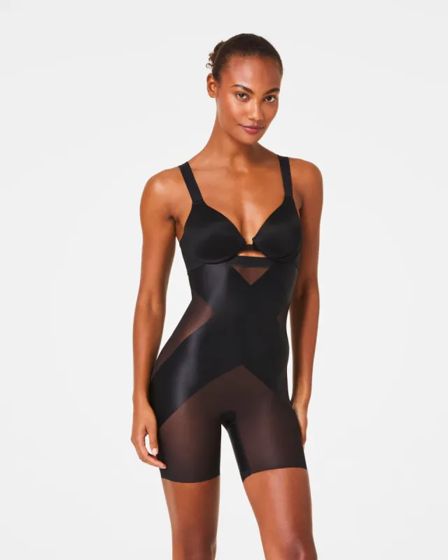 SPANXshape™ Satin-X™ High-Waisted Mid-Thigh Short sold by SPANX