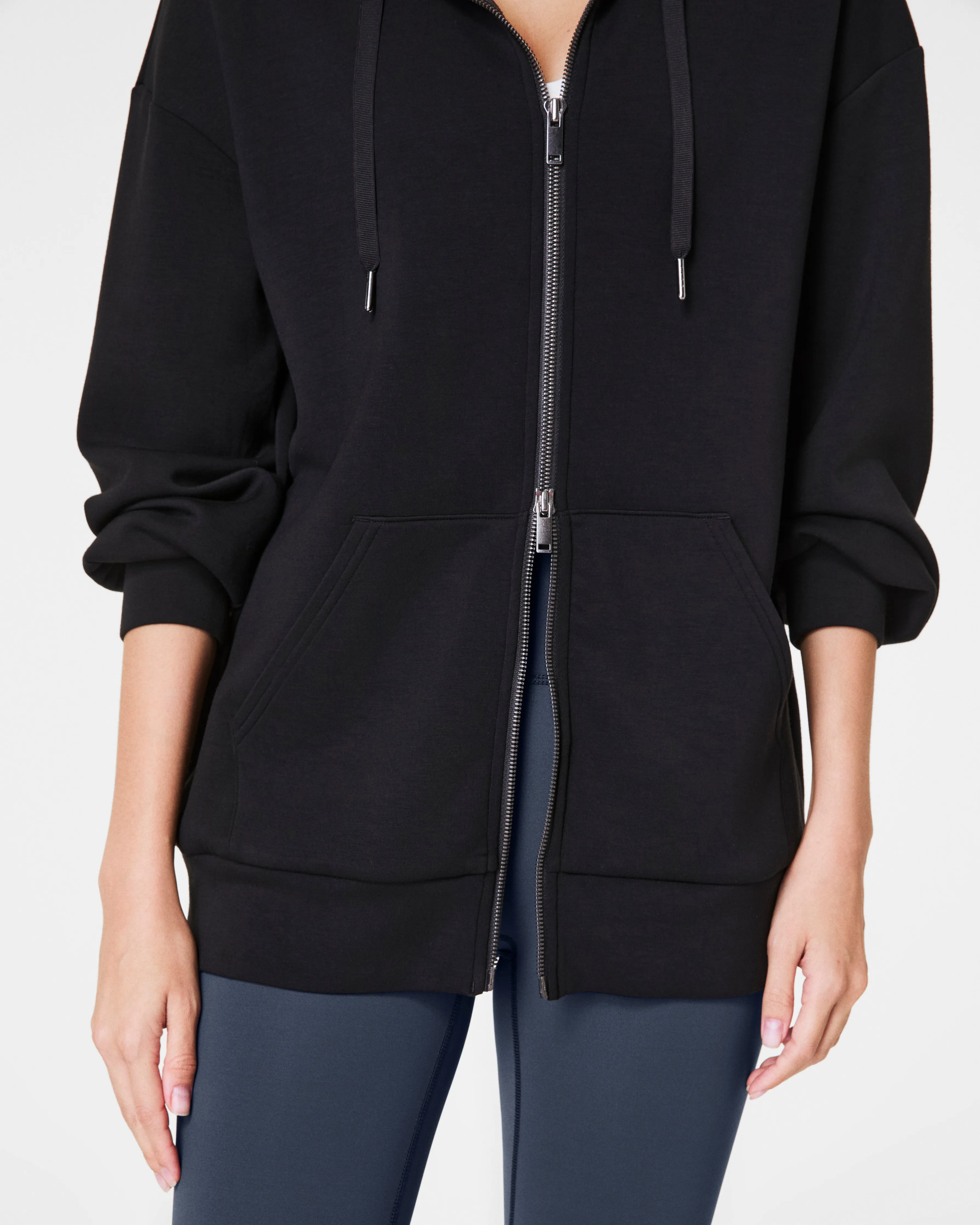 SPANX® AirEssentials Brushed Full Zip Hoodie sold by SPANX product image thumbnail 4
