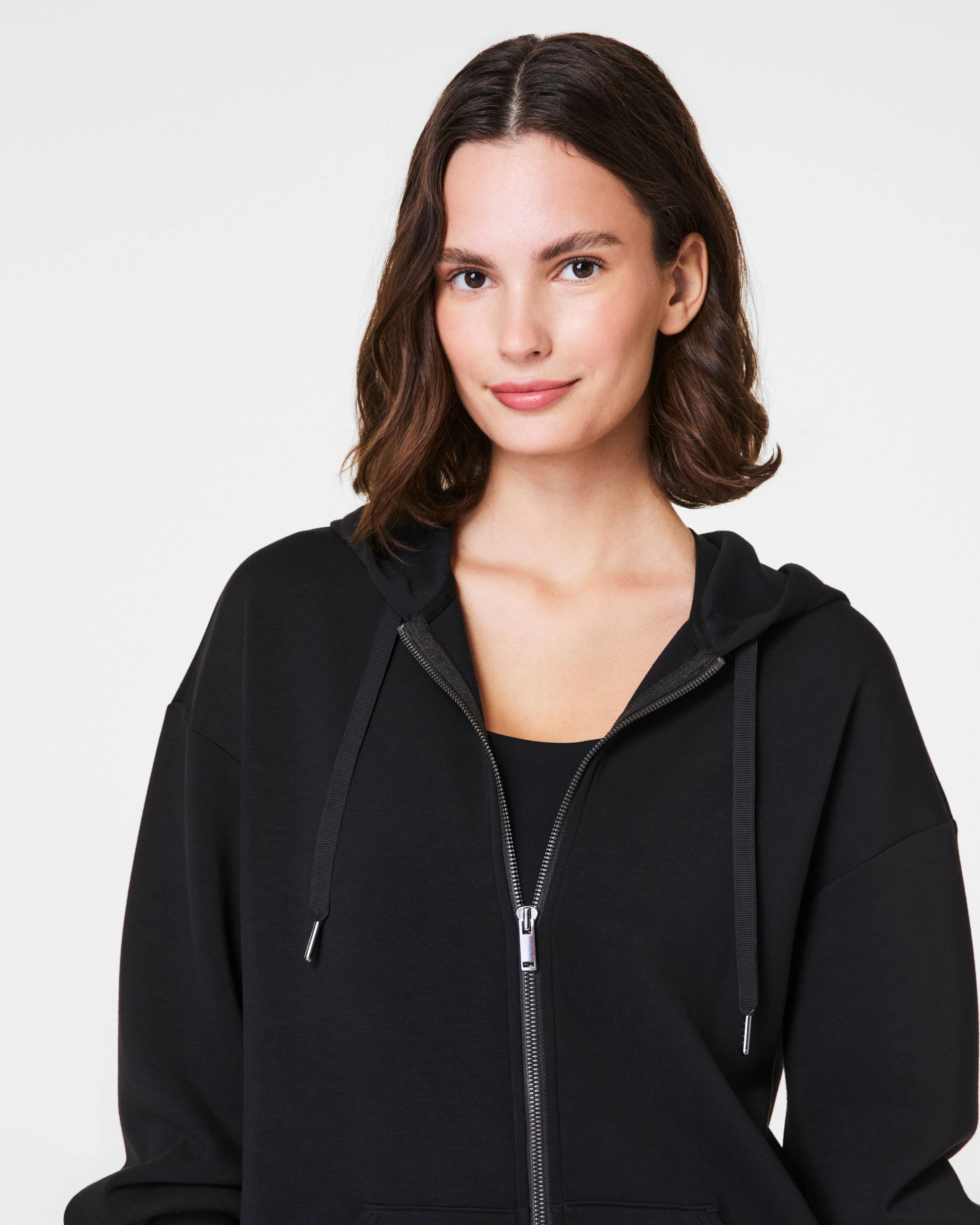 SPANX® AirEssentials Brushed Full Zip Hoodie sold by SPANX product image thumbnail 3