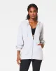 SPANX® AirEssentials Brushed Full Zip Hoodie, Heathered sold by SPANX