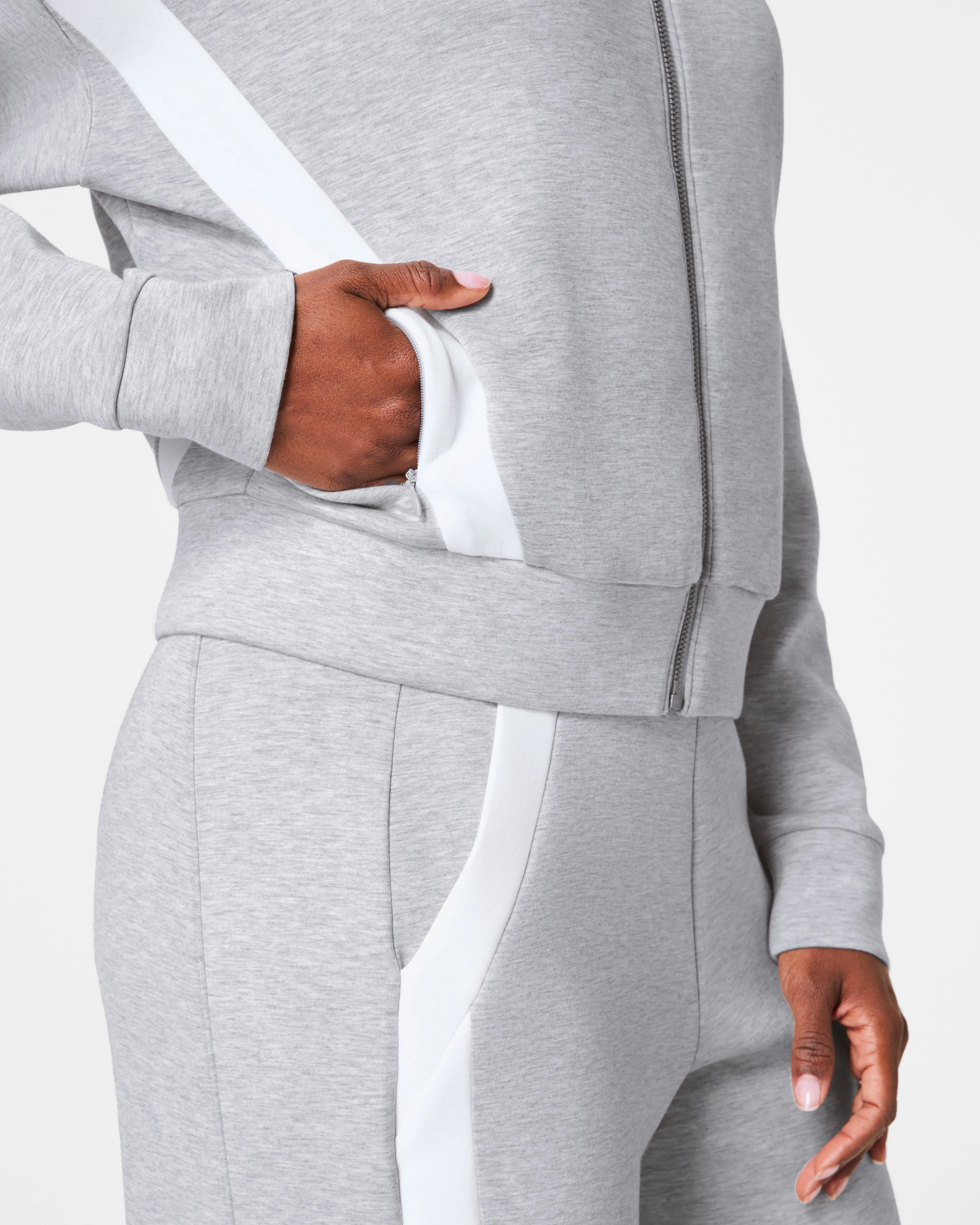 SPANX AirEssentials® Striped Track Jacket, Limited Edition Colors sold by SPANX product image thumbnail 4