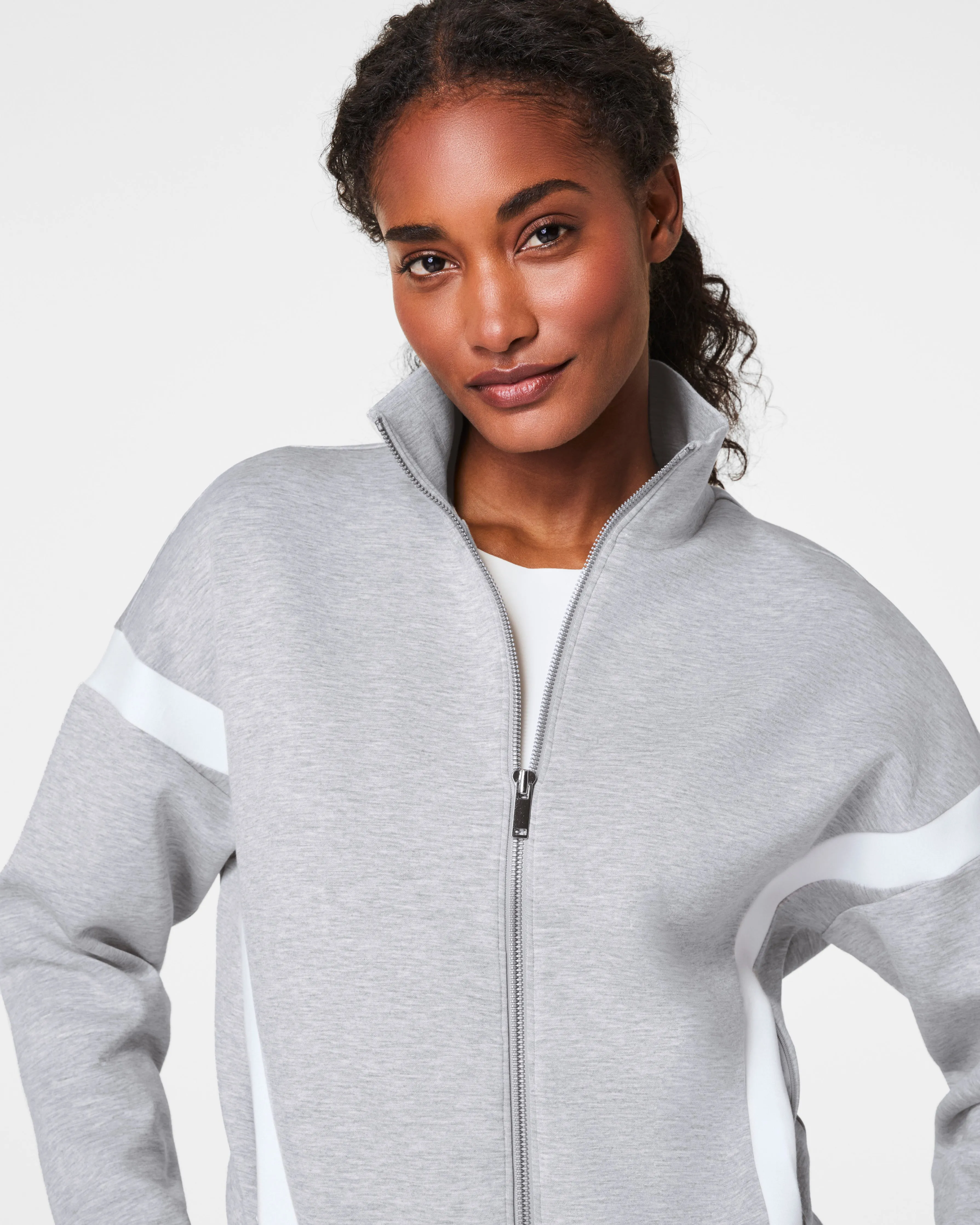 SPANX AirEssentials® Striped Track Jacket, Limited Edition Colors sold by SPANX product image thumbnail 3