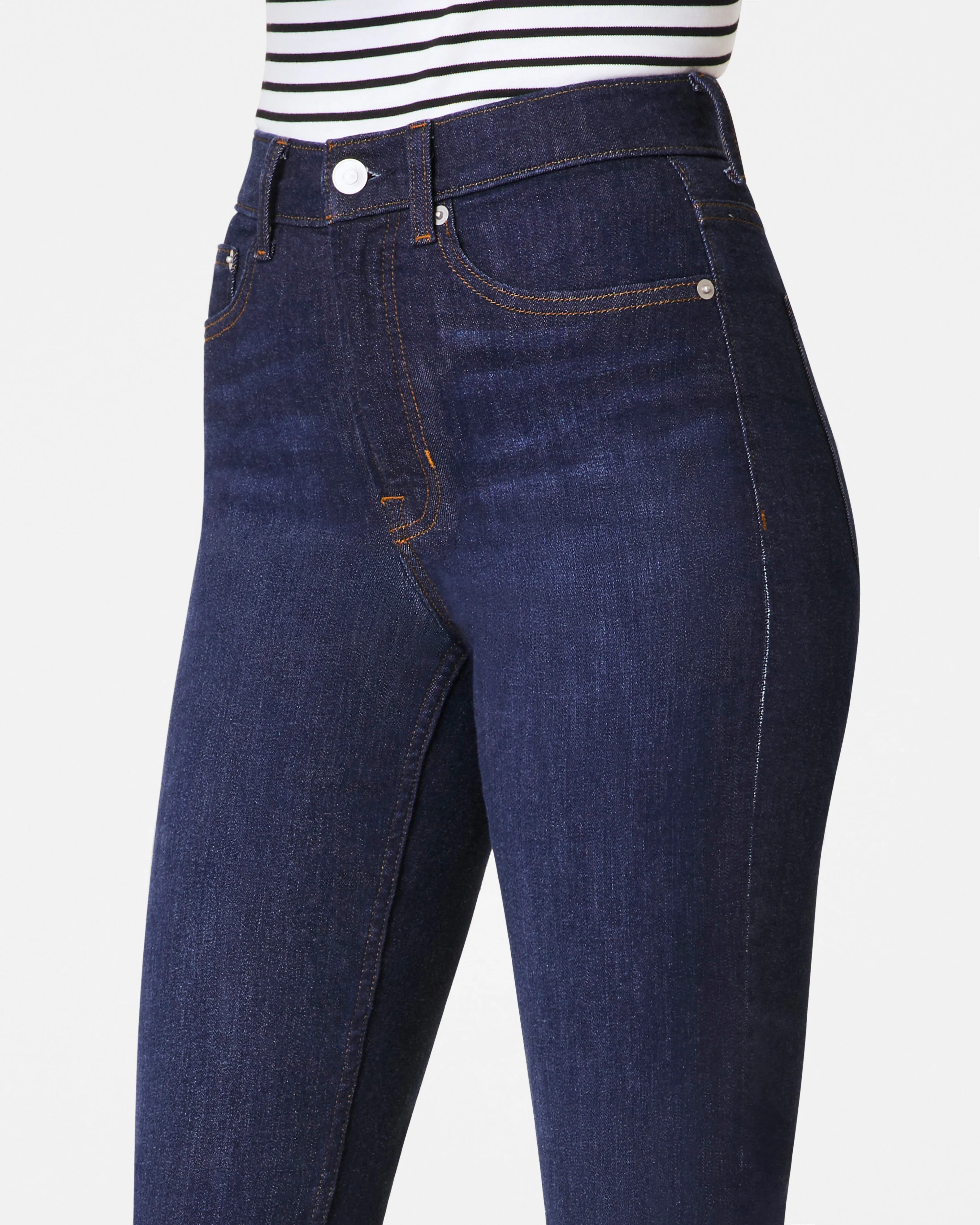 SPANXsculpt™ ReDefine Slim Straight Jeans, Dark Indigo sold by SPANX product image thumbnail 4