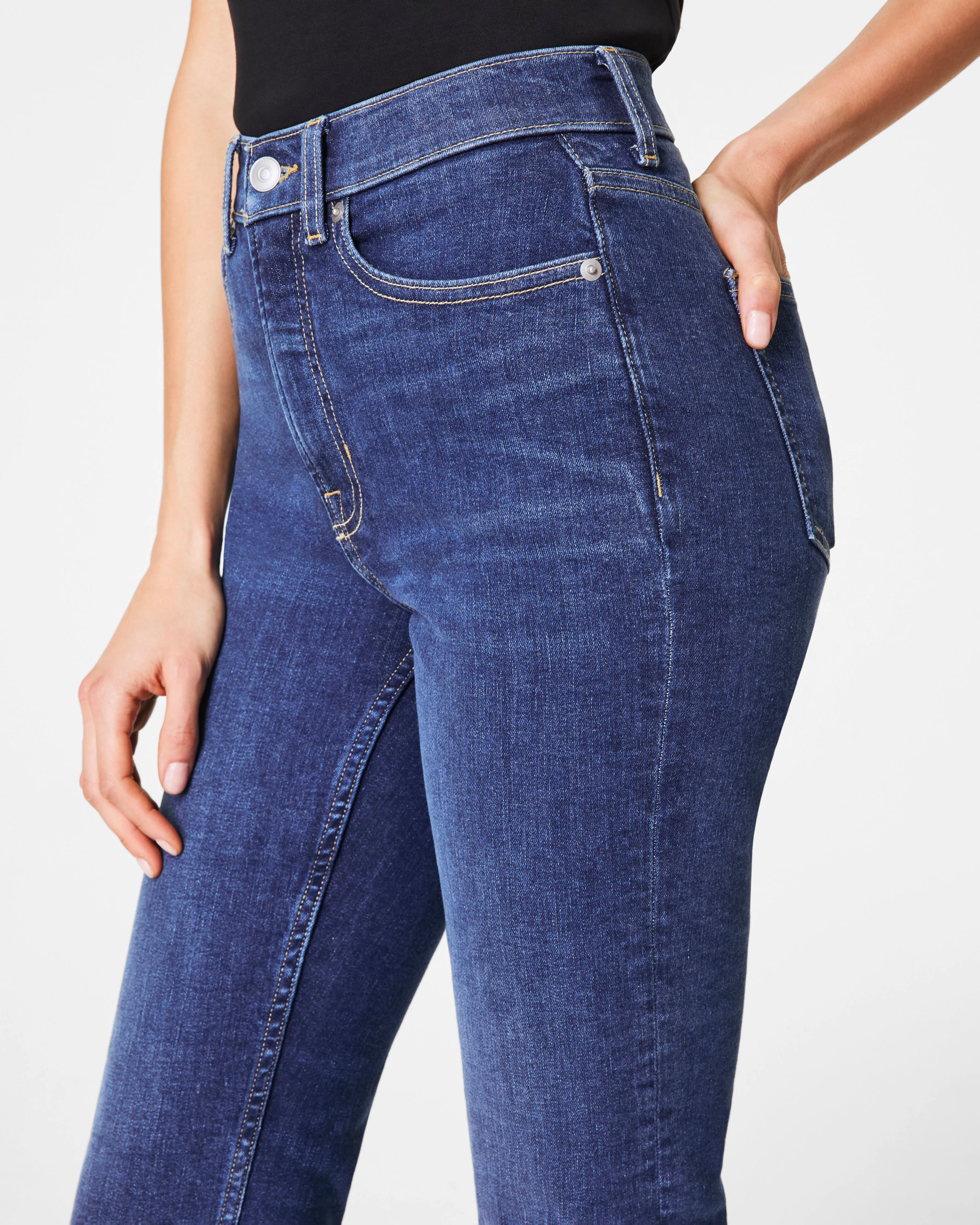 SPANXsculpt™ ReDefine Slim Straight Jeans, Medium Indigo sold by SPANX product image thumbnail 4
