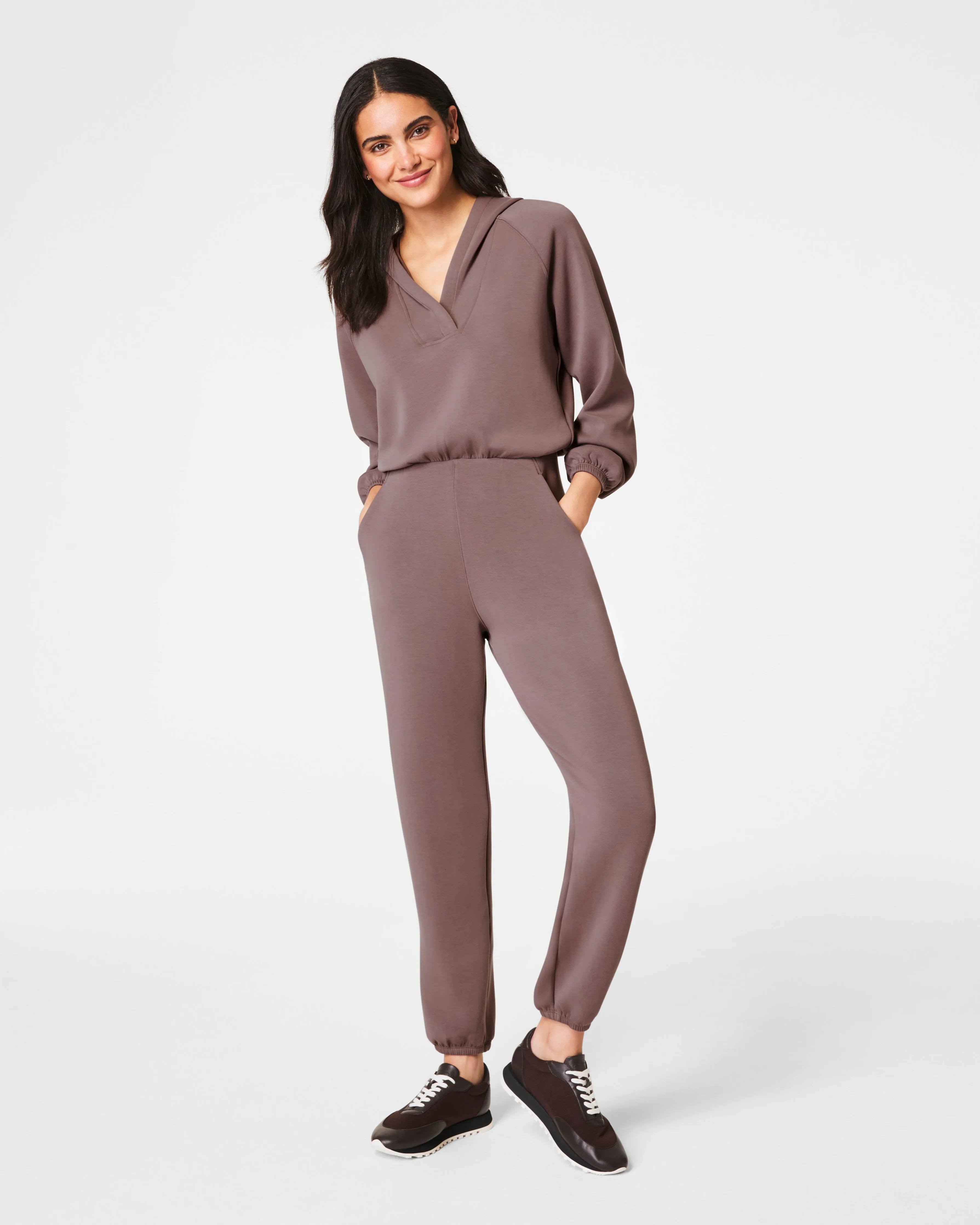 SPANX AirEssentials® V-Neck Hooded Jumpsuit sold by SPANX product image thumbnail 4