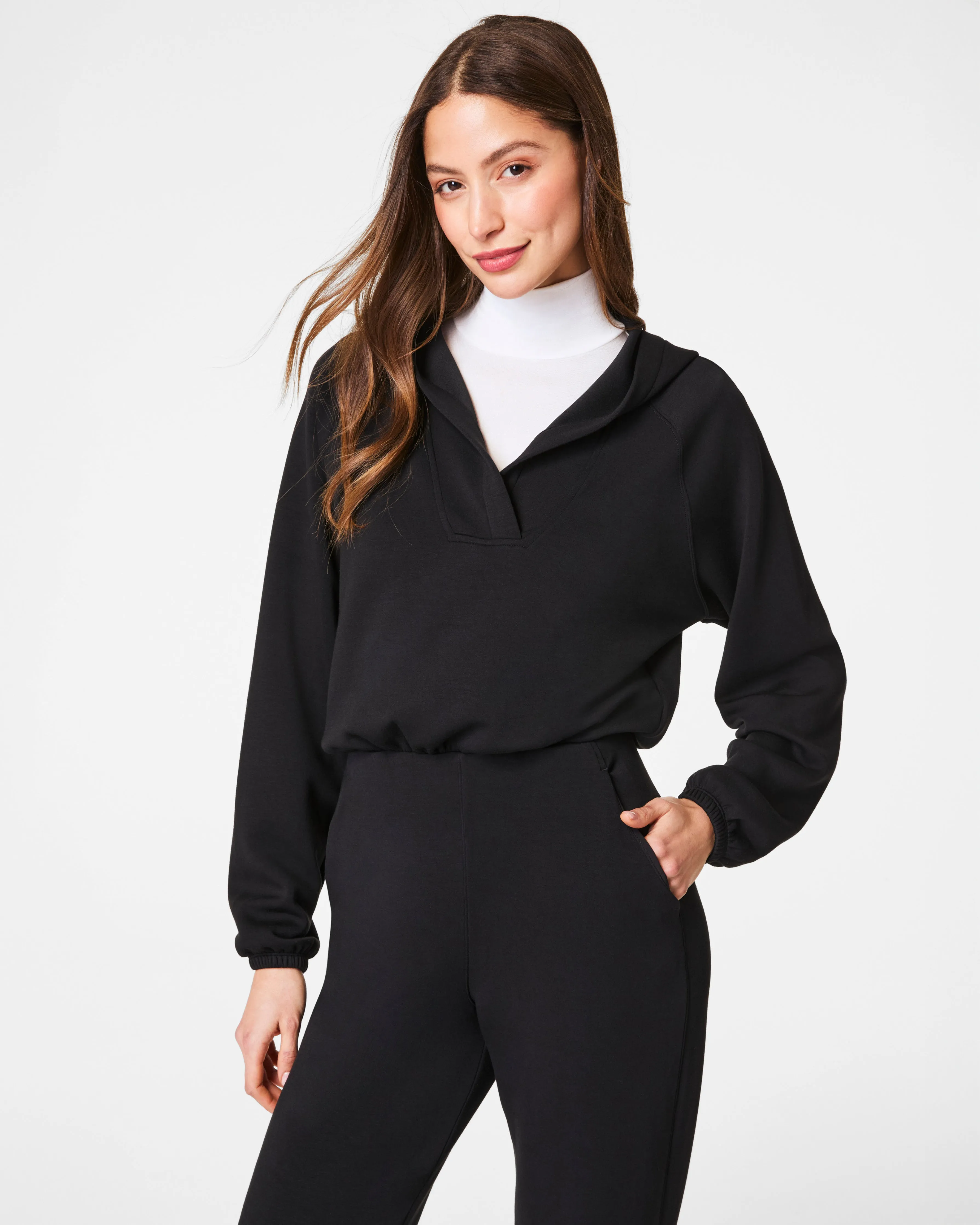 SPANX AirEssentials® V-Neck Hooded Jumpsuit sold by SPANX product image thumbnail 3