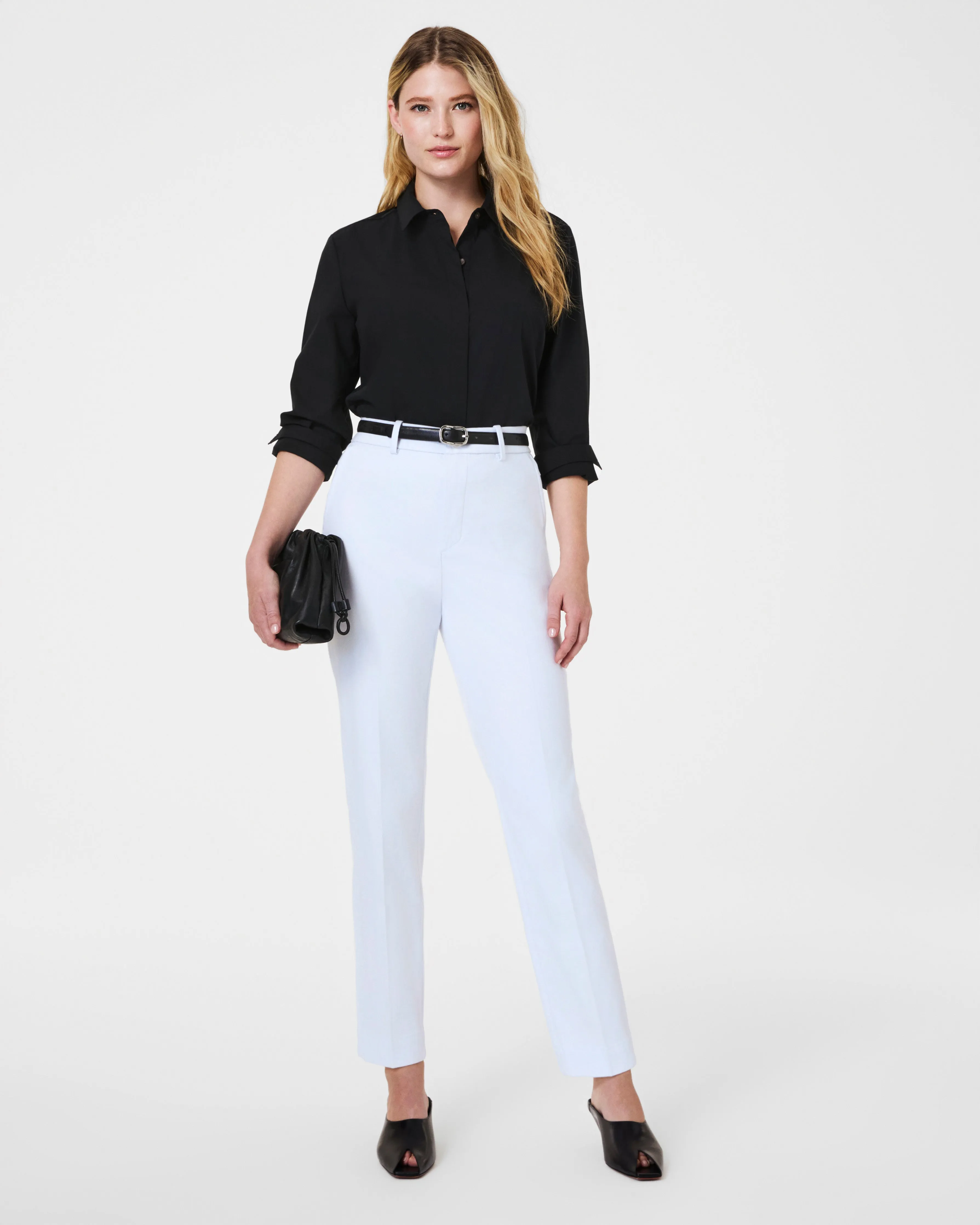 SPANXsupersmooth™ Stretch Twill Slim Straight Pant sold by SPANX