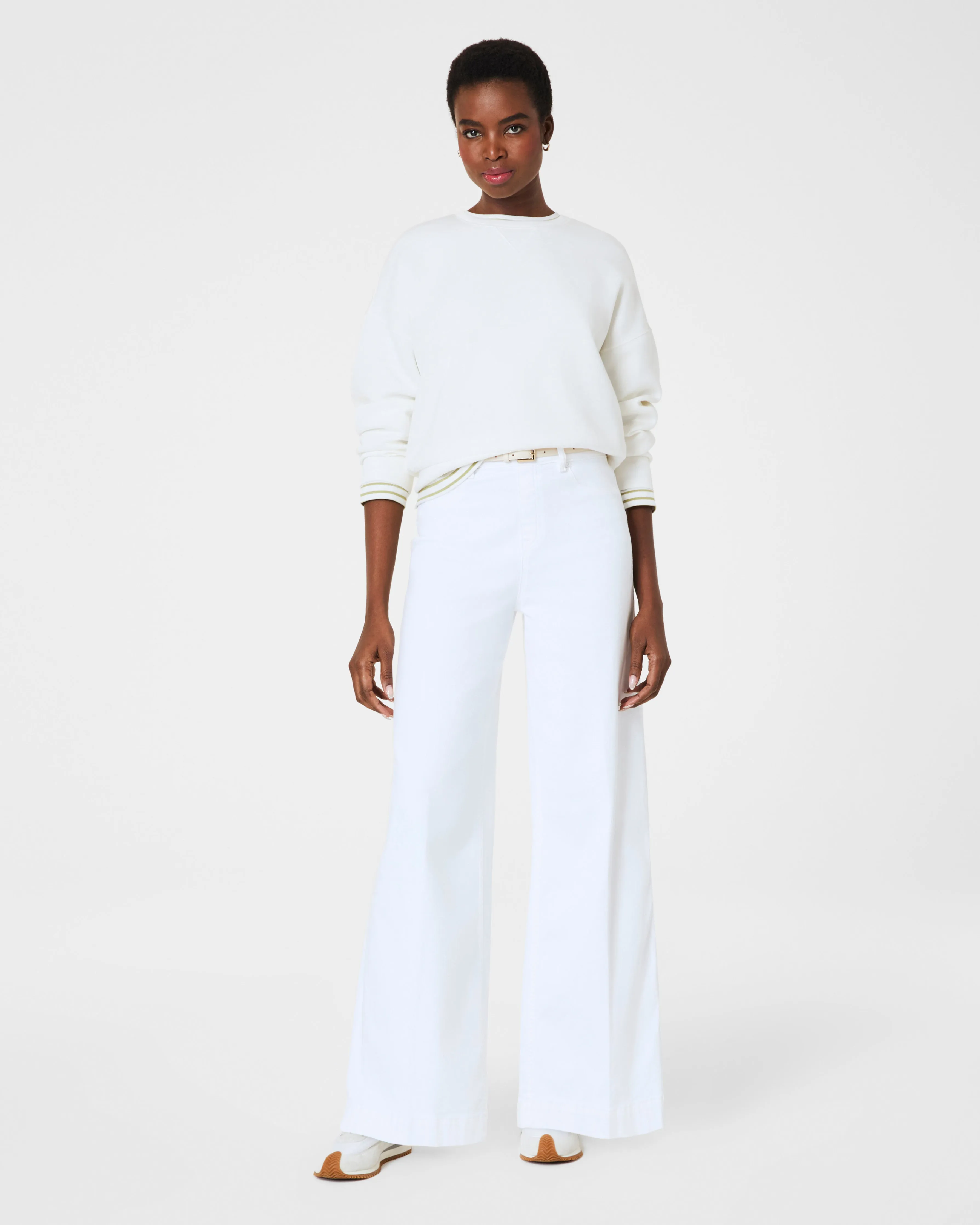 SPANXshape™ EveryWear Wide Leg Jeans, White sold by SPANX