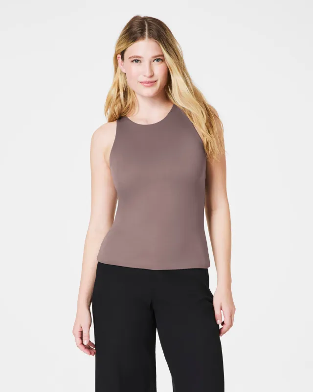SPANXsmooth™ Jersey High Neck Tank sold by SPANX