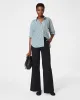SPANX® Poplin Oversized Button-Down, Stripes sold by SPANX