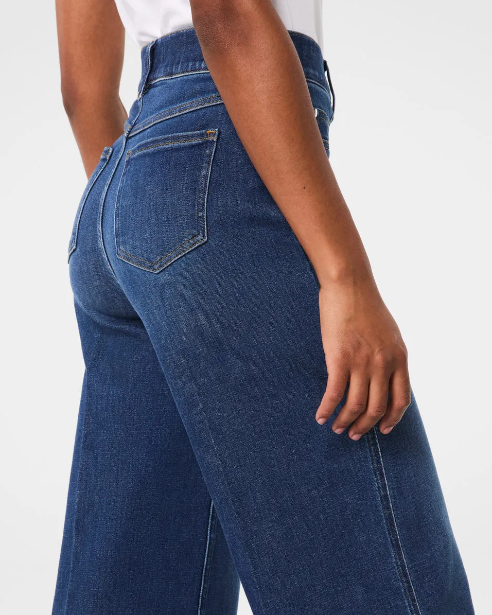 SPANXshape™ EveryWear Cropped Wide Leg Jeans, Authentic Blue sold by SPANX product image thumbnail 5