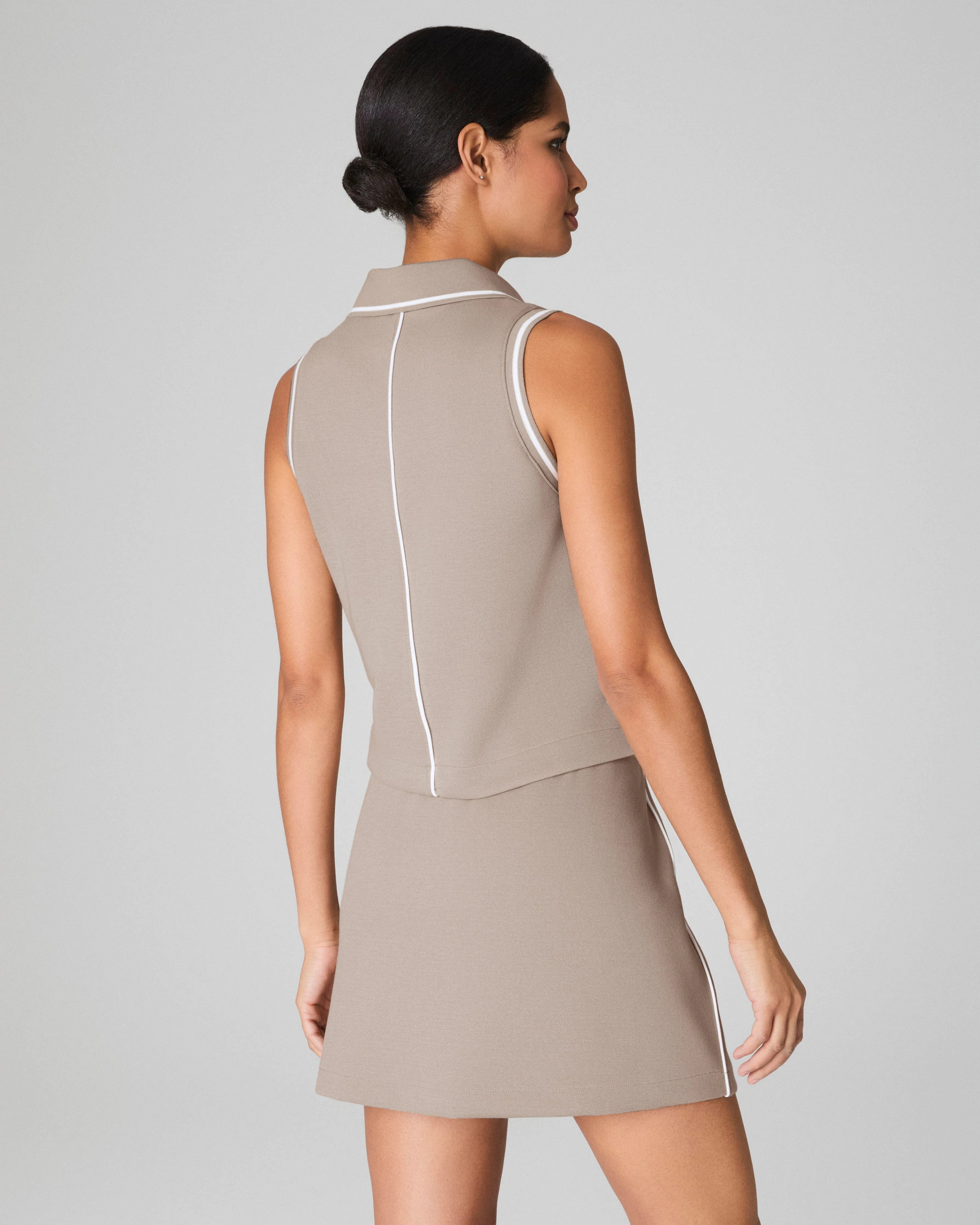 SPANX AirEssentials® Pique Polo Tank sold by SPANX product image thumbnail 2