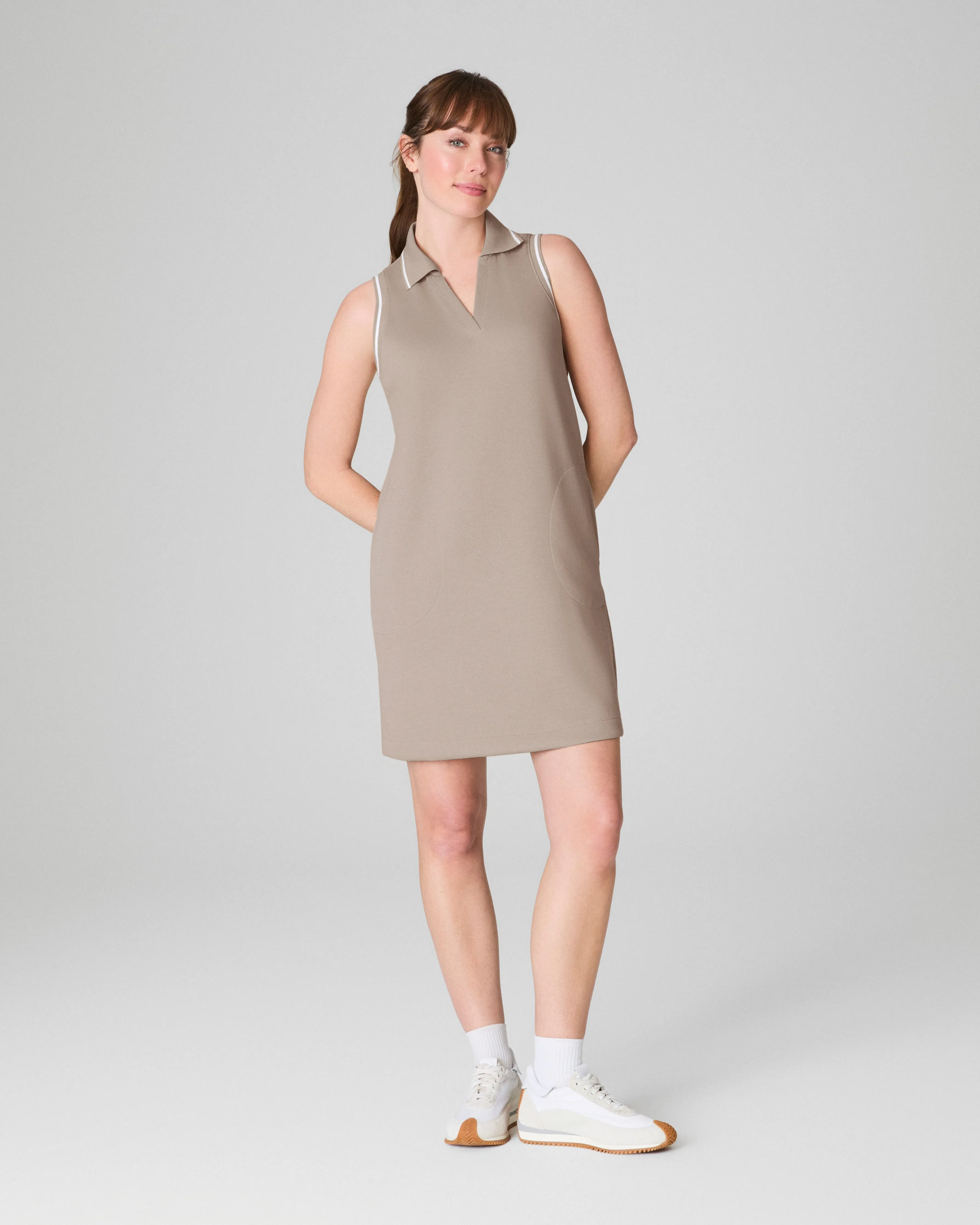 SPANX AirEssentials® Pique Polo Tank Dress sold by SPANX product image thumbnail 5