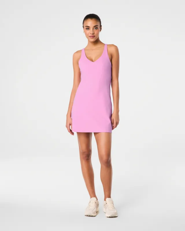 SPANXshape™ Get Moving V-Neck Dress with No Reveal Opacity made by SPANX
