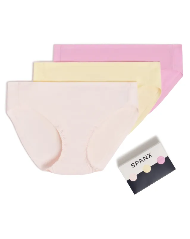 SPANXsmooth™ Fit-To-You Supima® Cotton Bikini 3-Pack sold by SPANX