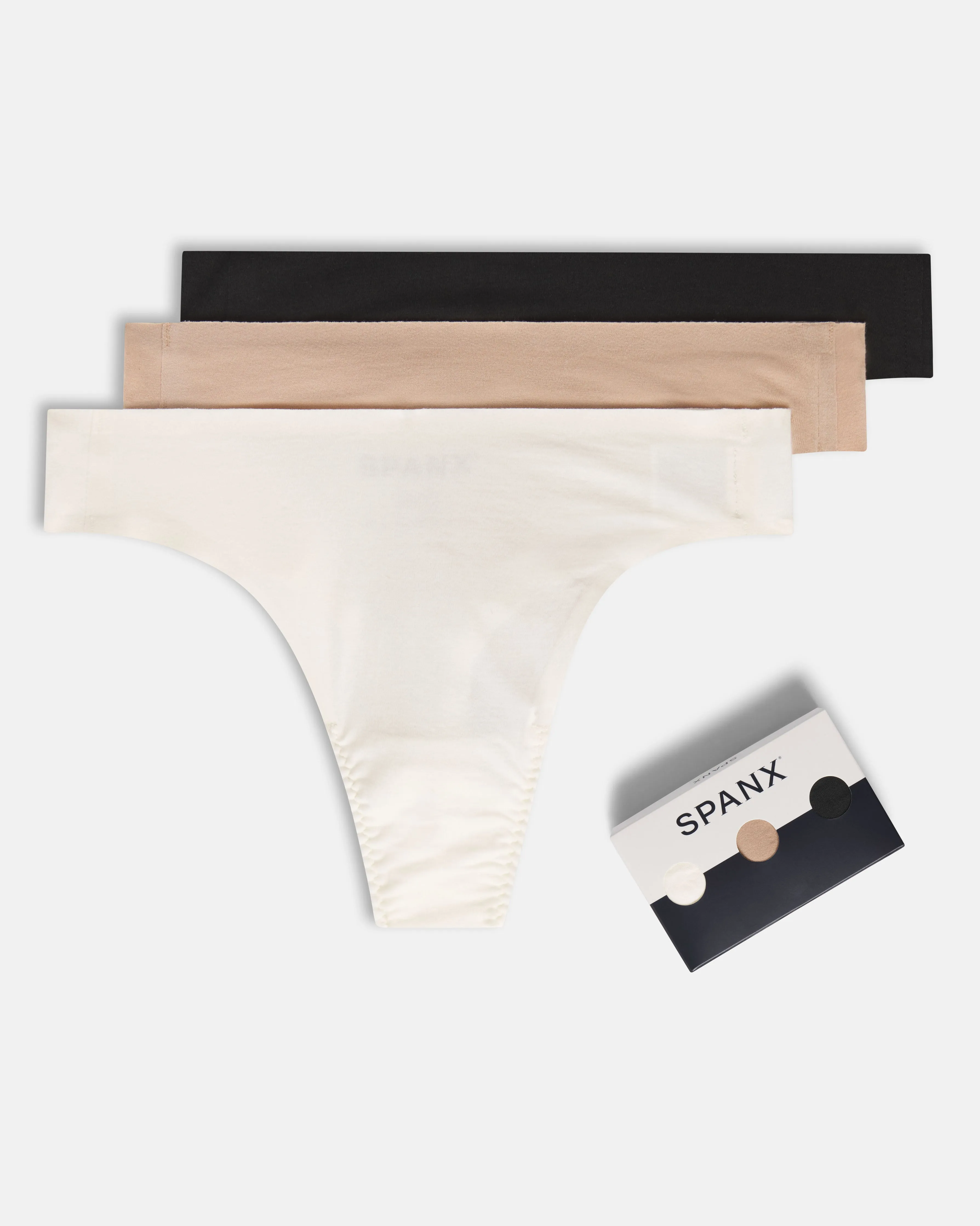 SPANXsmooth™ Fit-To-You Supima® Cotton Thong 3-Pack sold by SPANX