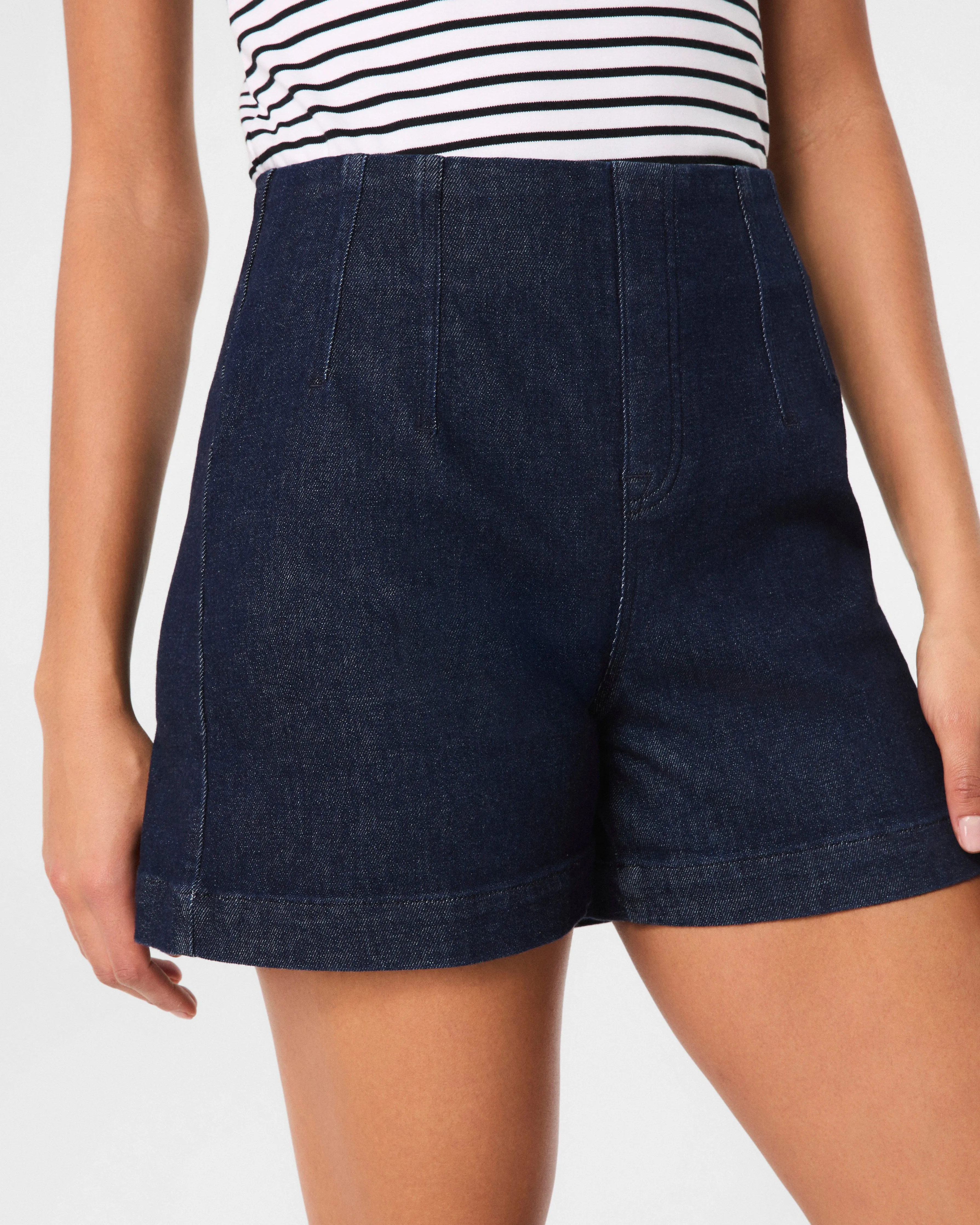 SPANXshape™ EveryWear Zero Waistband Jean Shorts, 5" sold by SPANX product image thumbnail 4