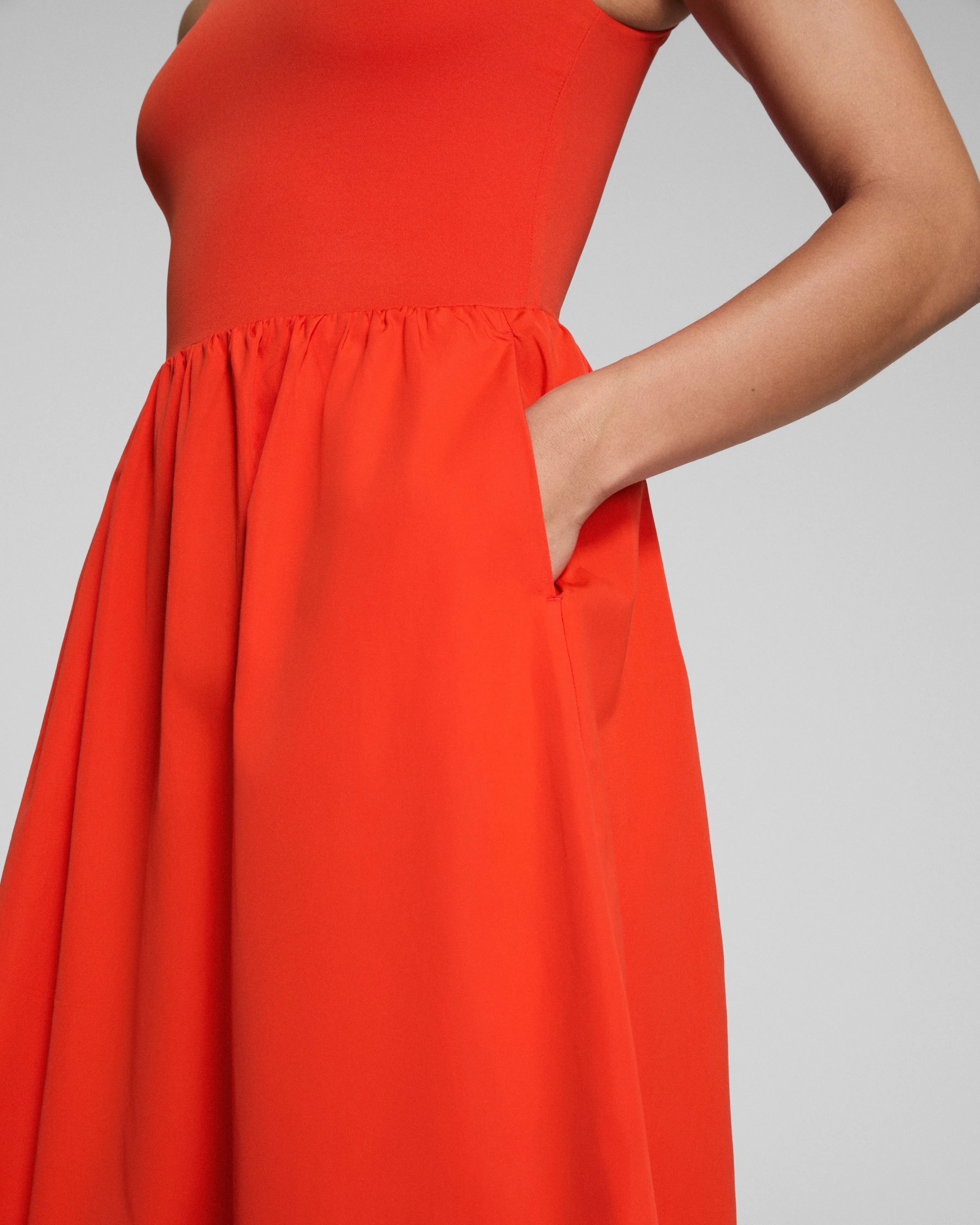 SPANXsmooth™ Jersey Scoop Neck Tank Midi Dress sold by SPANX product image thumbnail 4