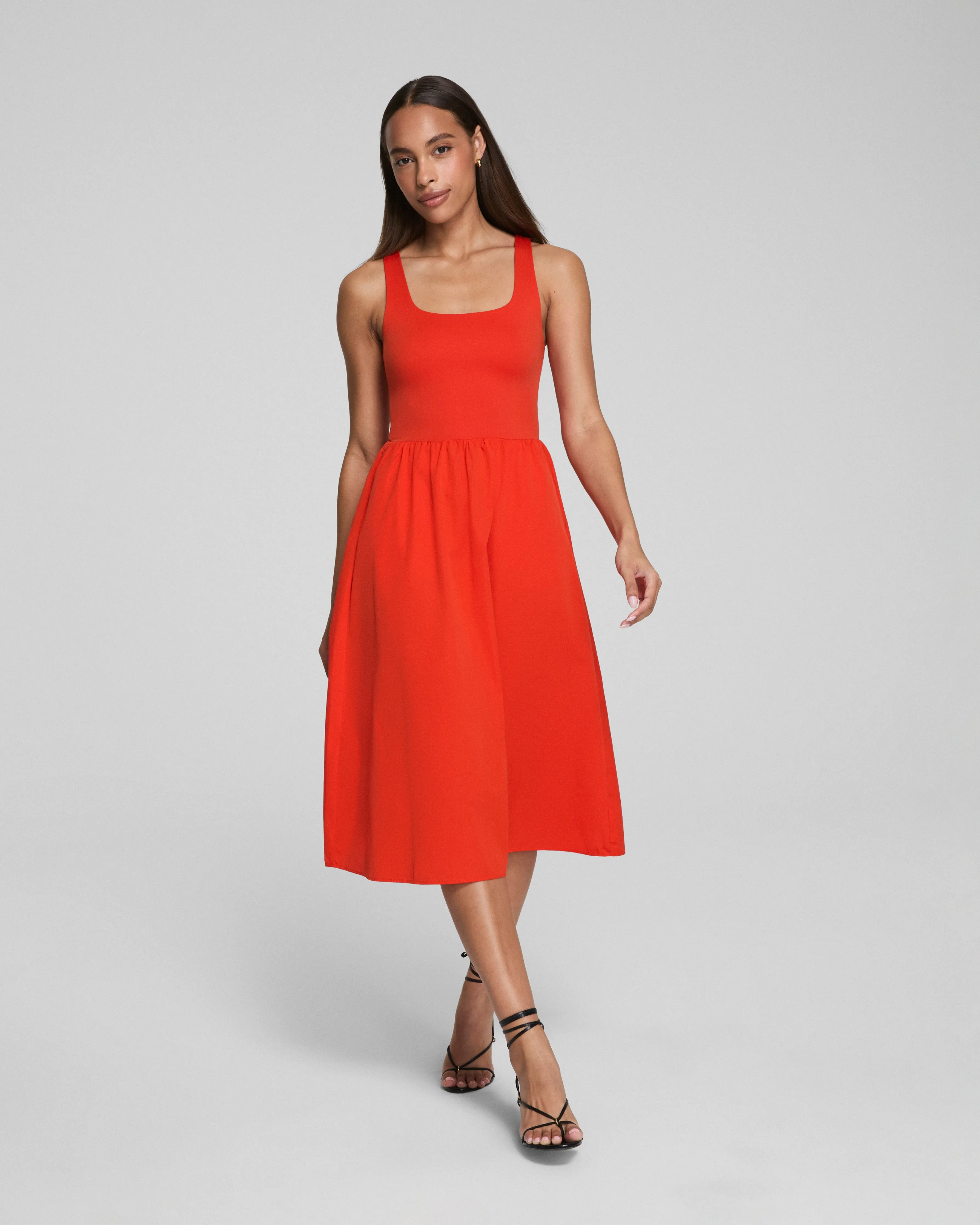 SPANXsmooth™ Jersey Scoop Neck Tank Midi Dress sold by SPANX