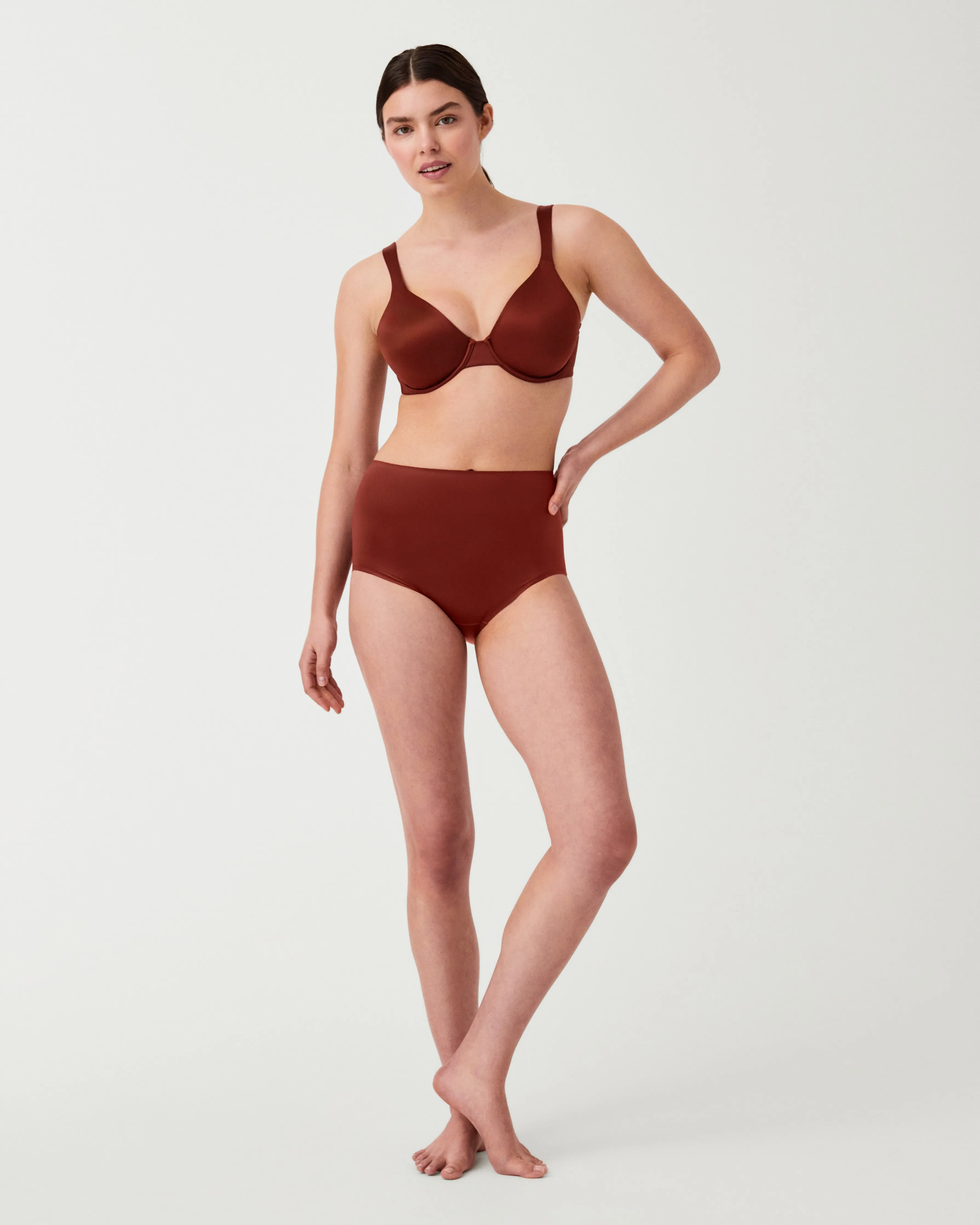 Satin Unlined Full Coverage Bra sold by SPANX product image thumbnail 5