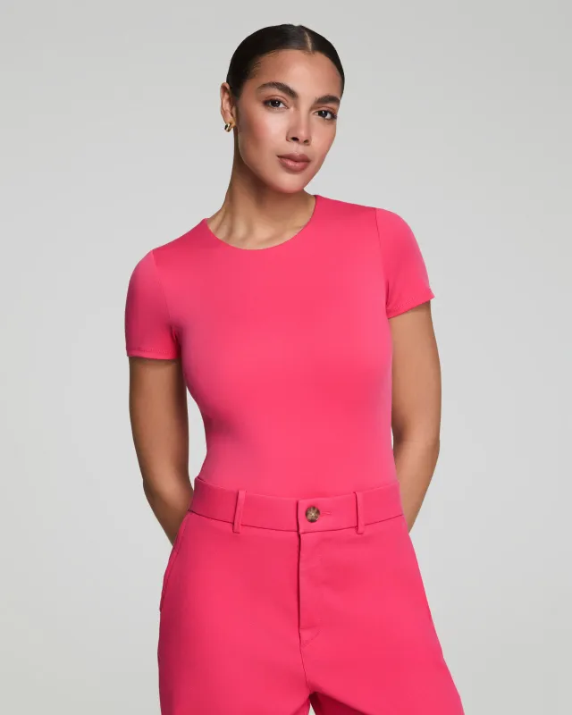 SPANXsmooth™ Jersey Crewneck Thong Bodysuit sold by SPANX