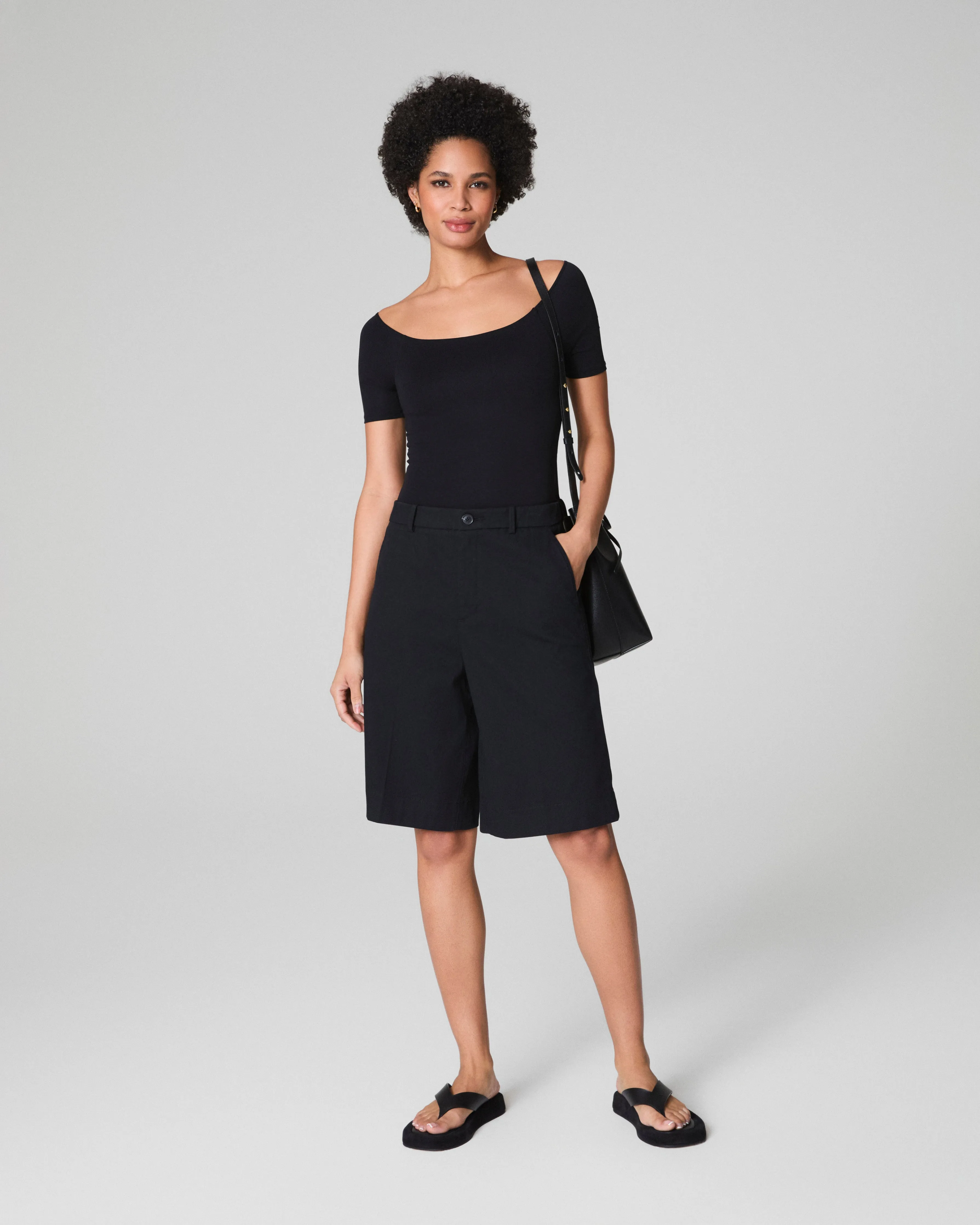 SPANXsmooth™ Jersey Scoop Neck Thong Bodysuit sold by SPANX product image thumbnail 4