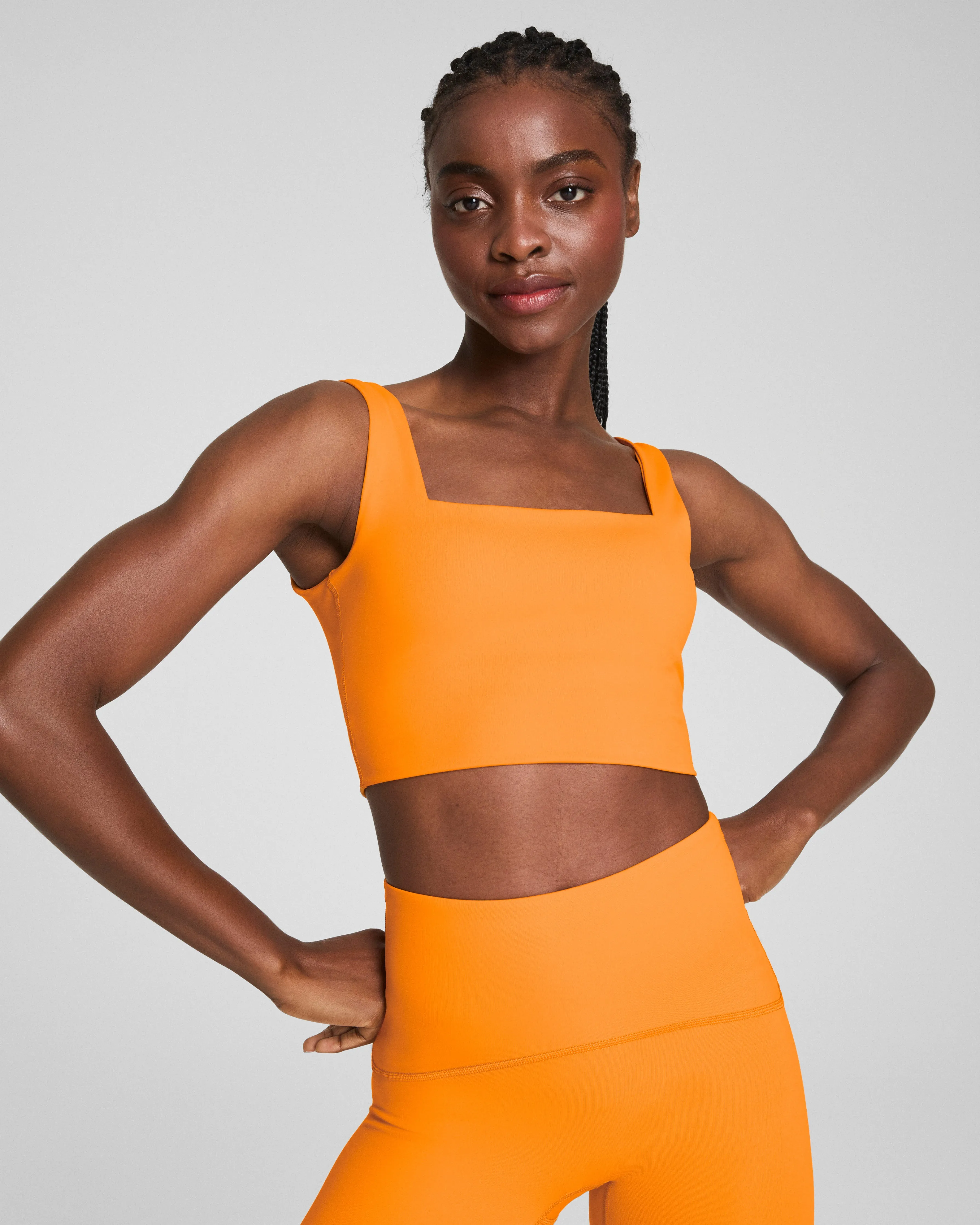 SPANX® Get Moving Cropped Square Neck Shelf Tank sold by SPANX product image thumbnail 5