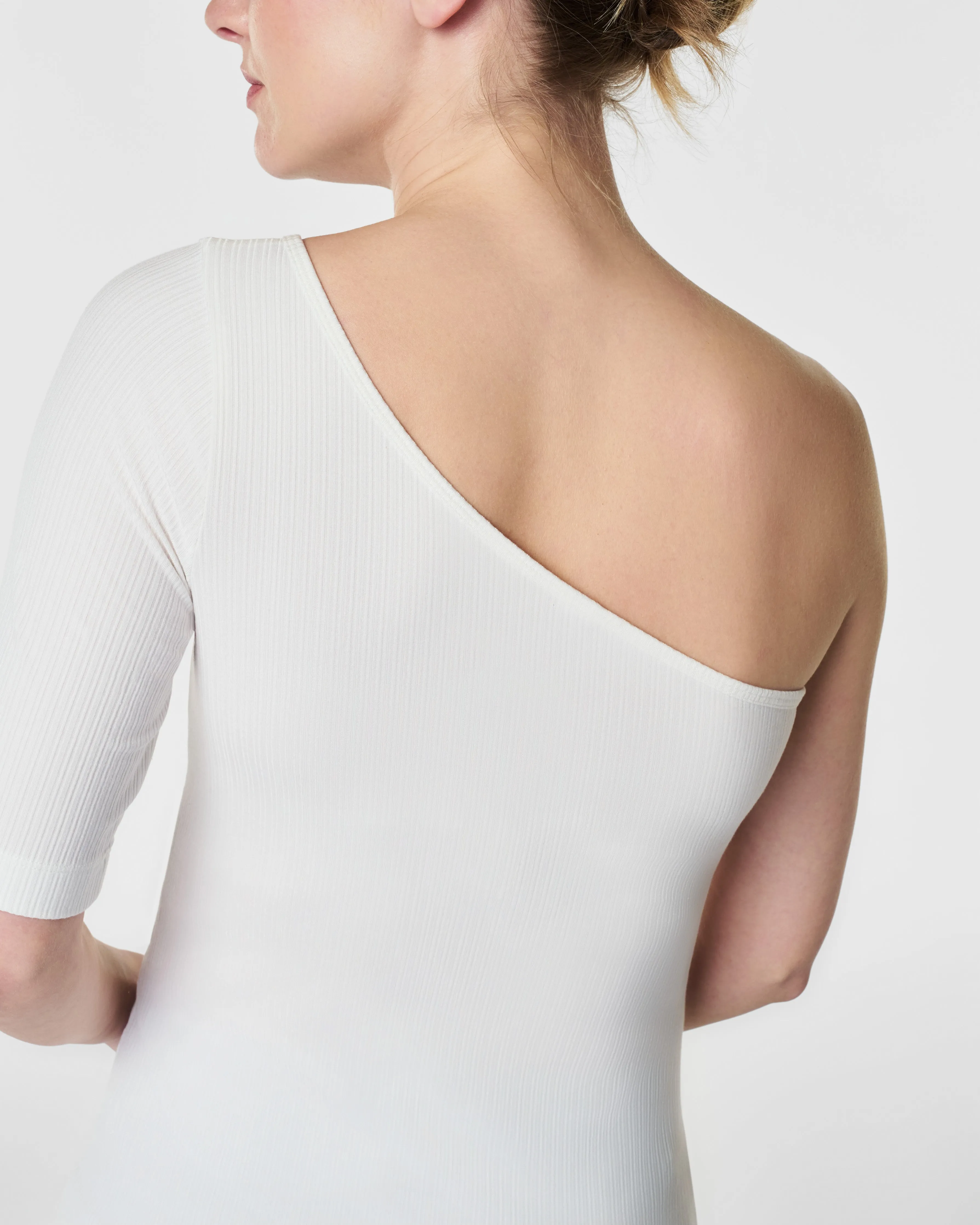 Stretch Rib One-Shoulder Top sold by SPANX product image thumbnail 4