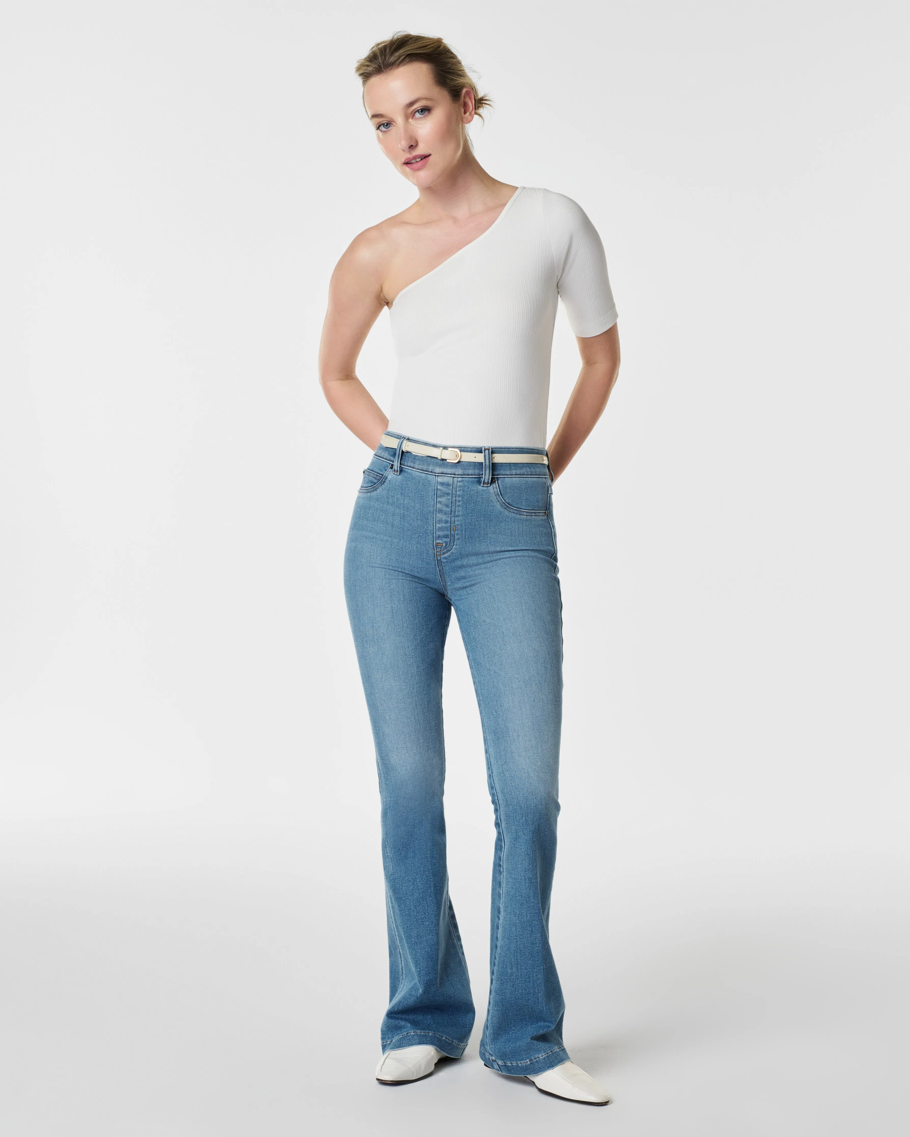 Stretch Rib One-Shoulder Top sold by SPANX product image thumbnail 5