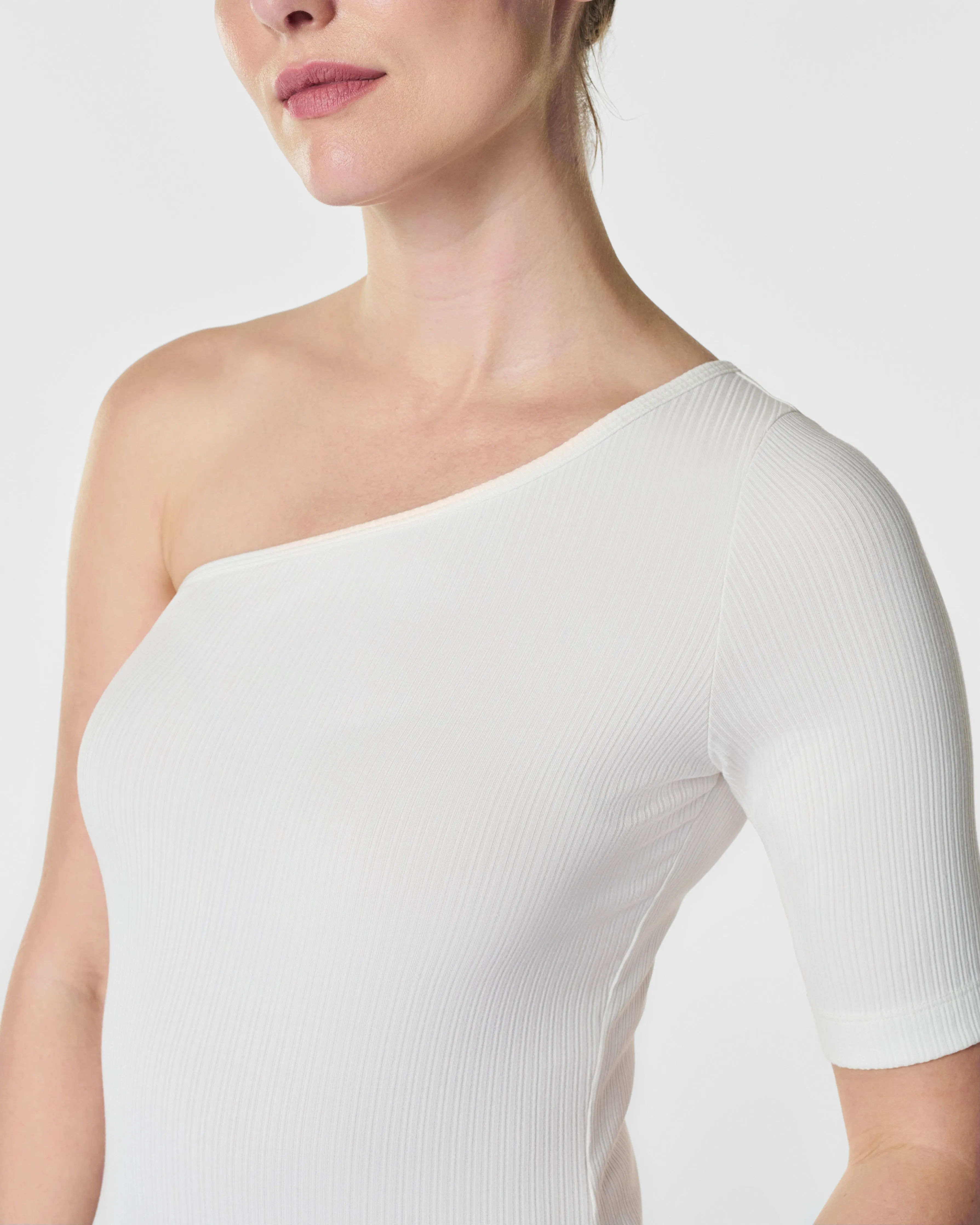 Stretch Rib One-Shoulder Top sold by SPANX product image thumbnail 3