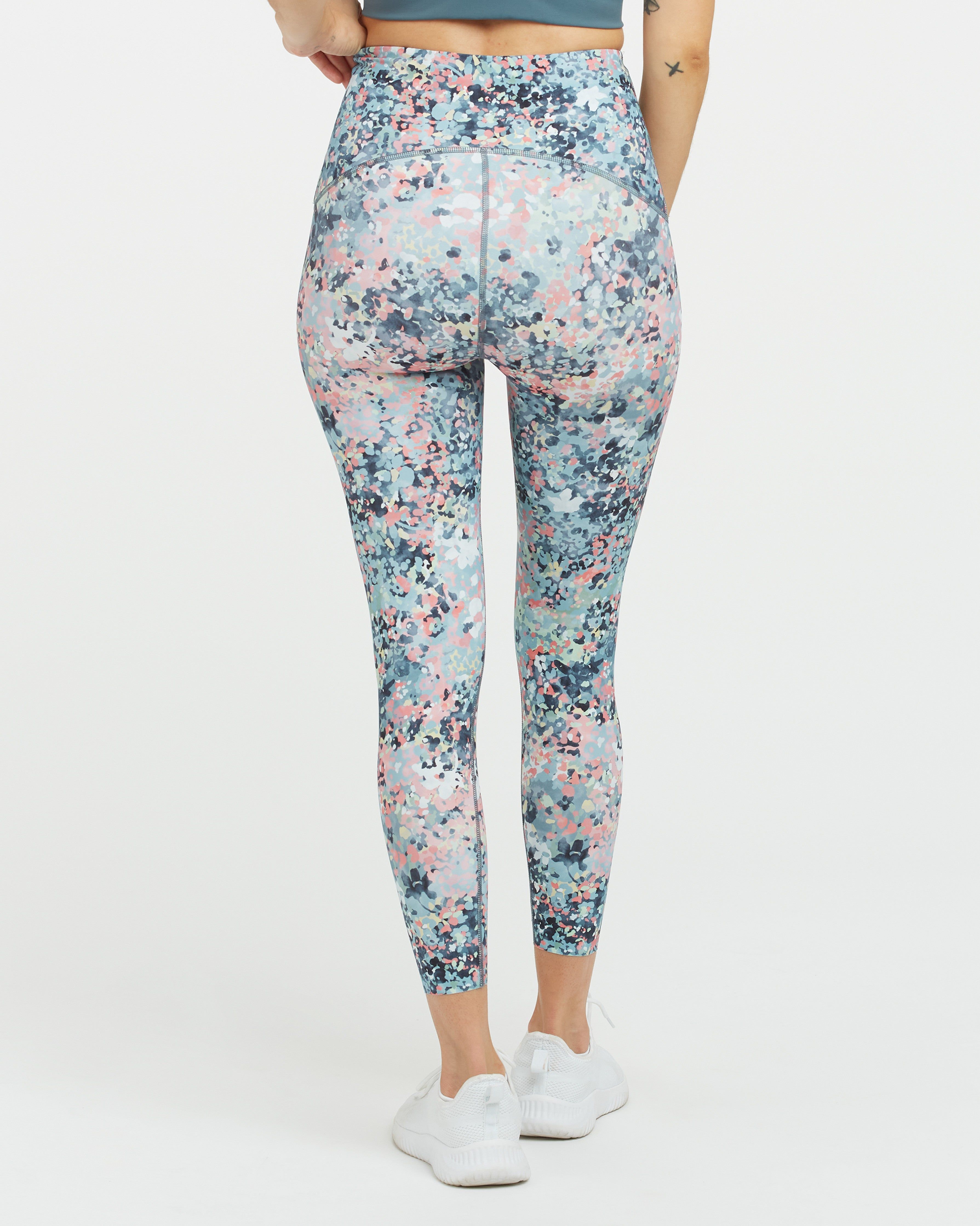 Booty Boost® Active Splatter Floral 7/8 Leggings sold by SPANX product image thumbnail 2