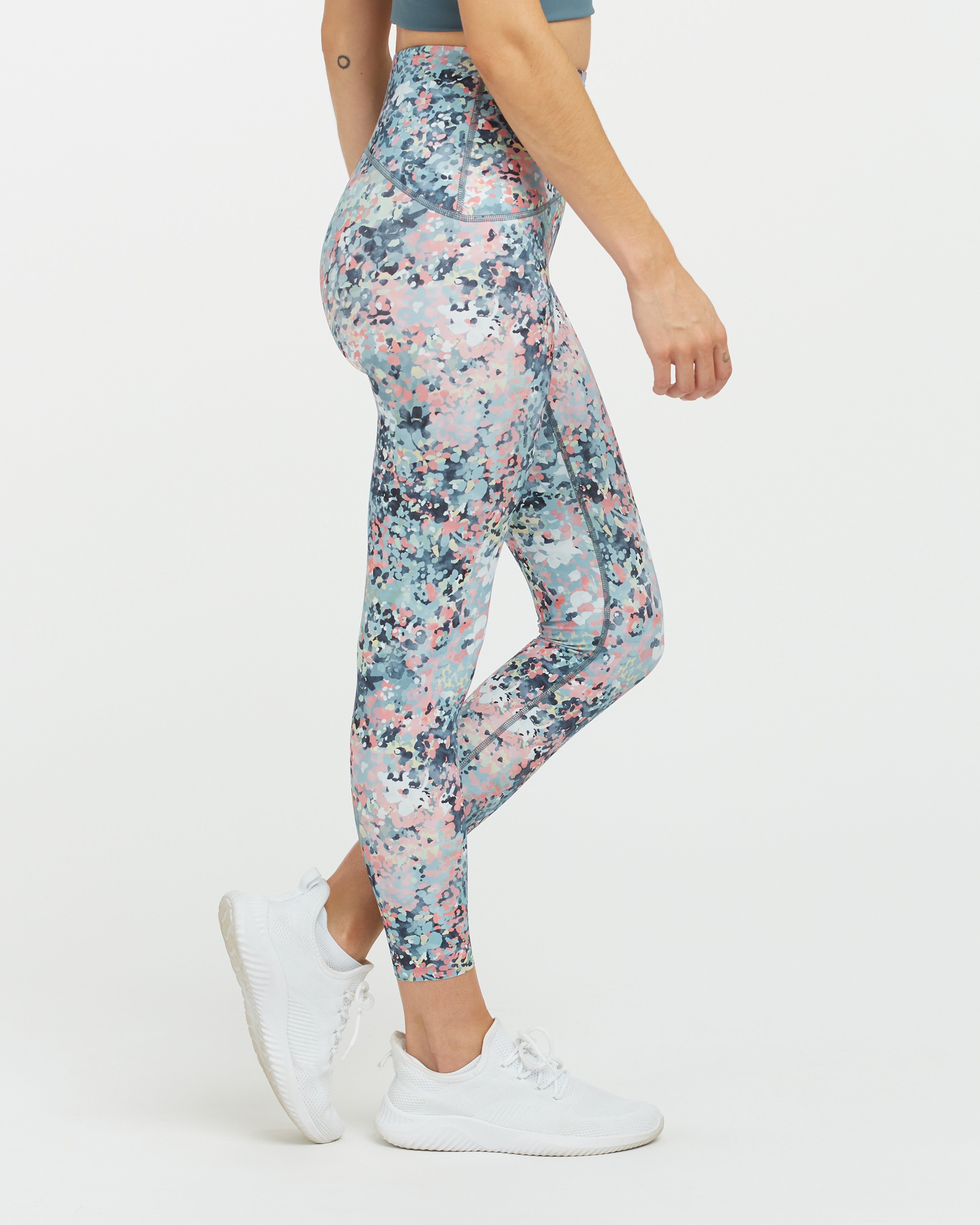 Booty Boost® Active Splatter Floral 7/8 Leggings sold by SPANX product image thumbnail 6