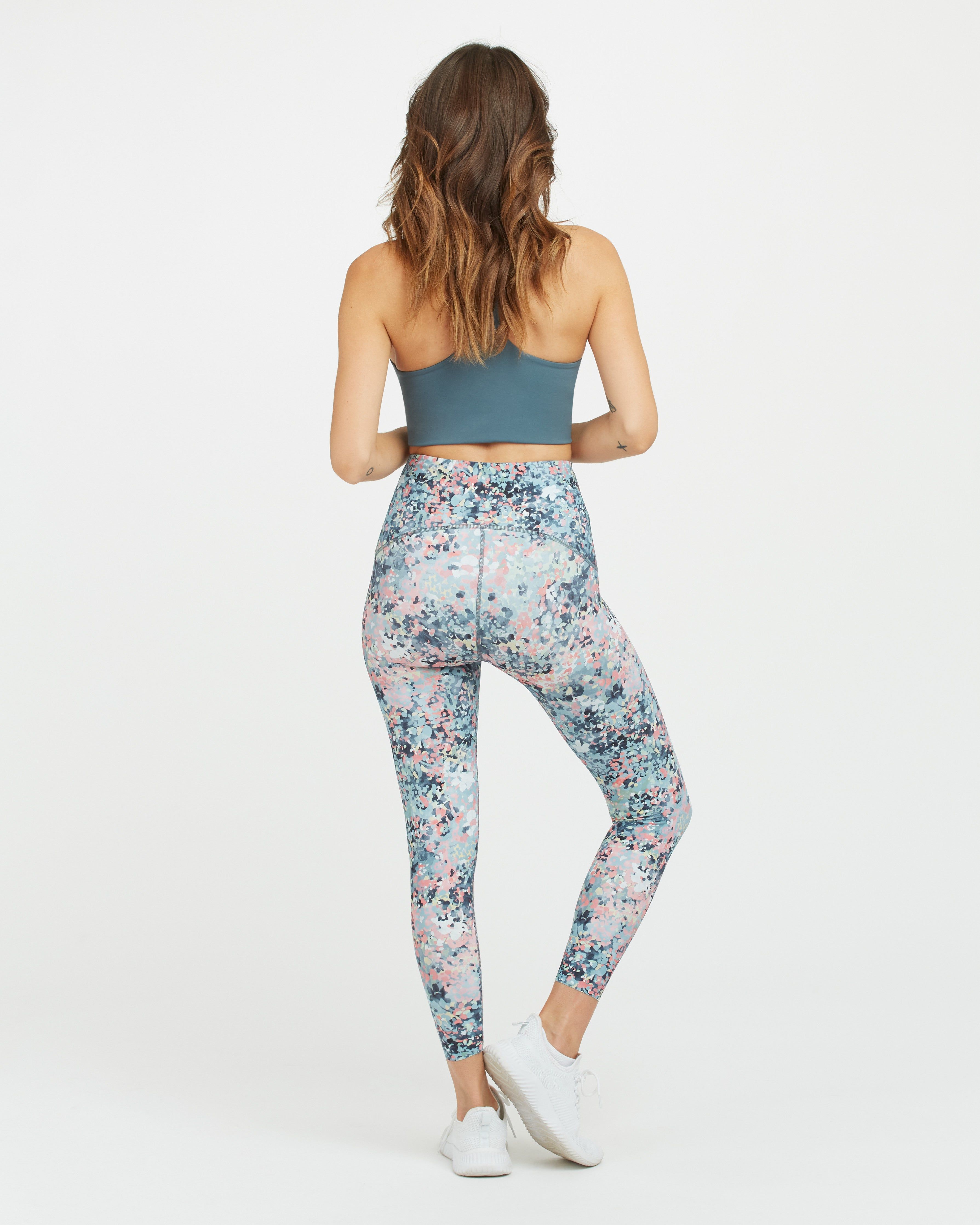 Booty Boost® Active Splatter Floral 7/8 Leggings sold by SPANX product image thumbnail 4