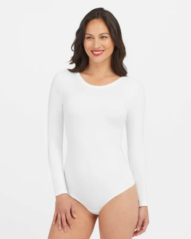 Suit Yourself Long Sleeve Scoop Neck Bodysuit sold by SPANX