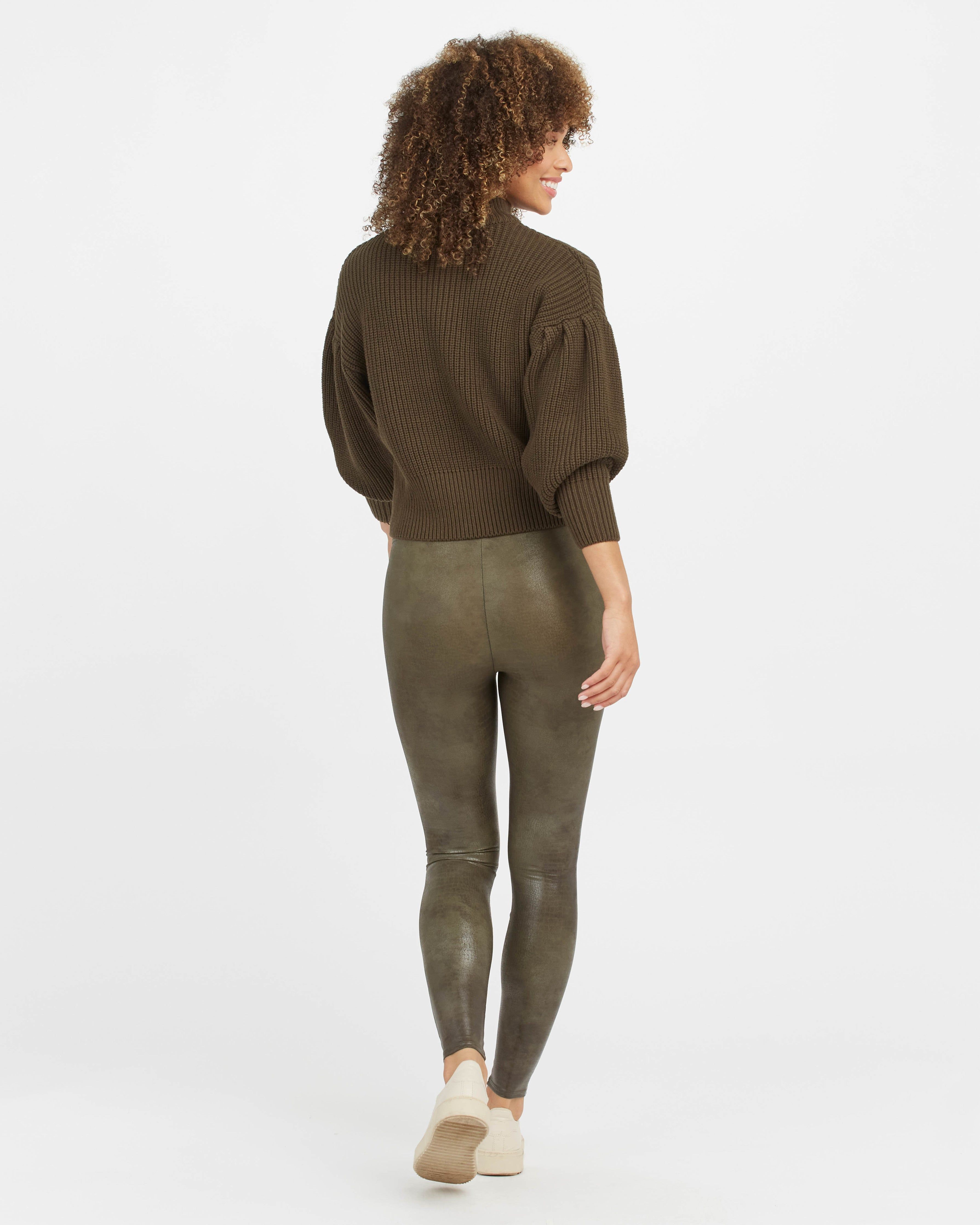 Faux Leather Croc Shine Leggings sold by SPANX product image thumbnail 8
