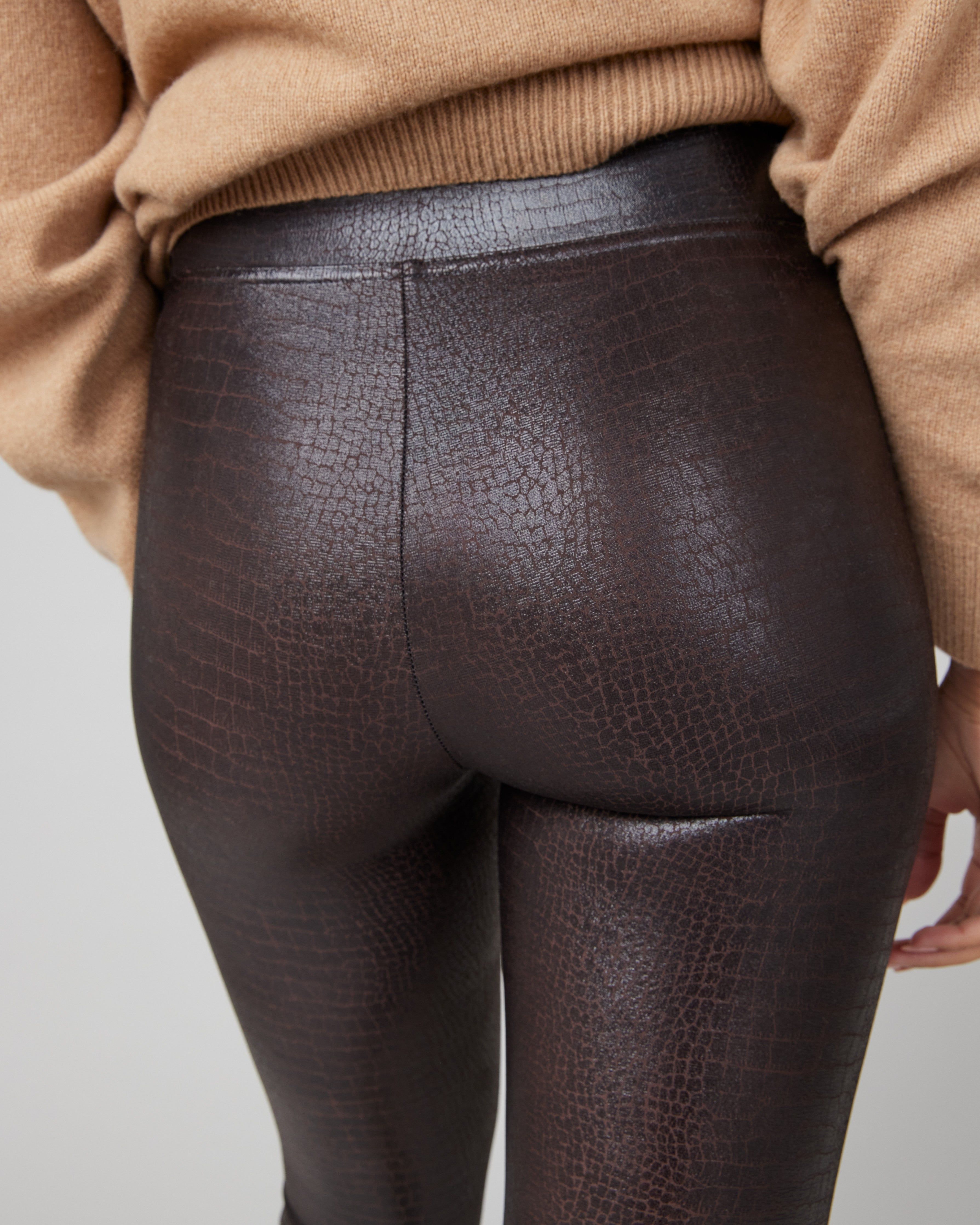 Faux Leather Croc Shine Leggings sold by SPANX product image thumbnail 6