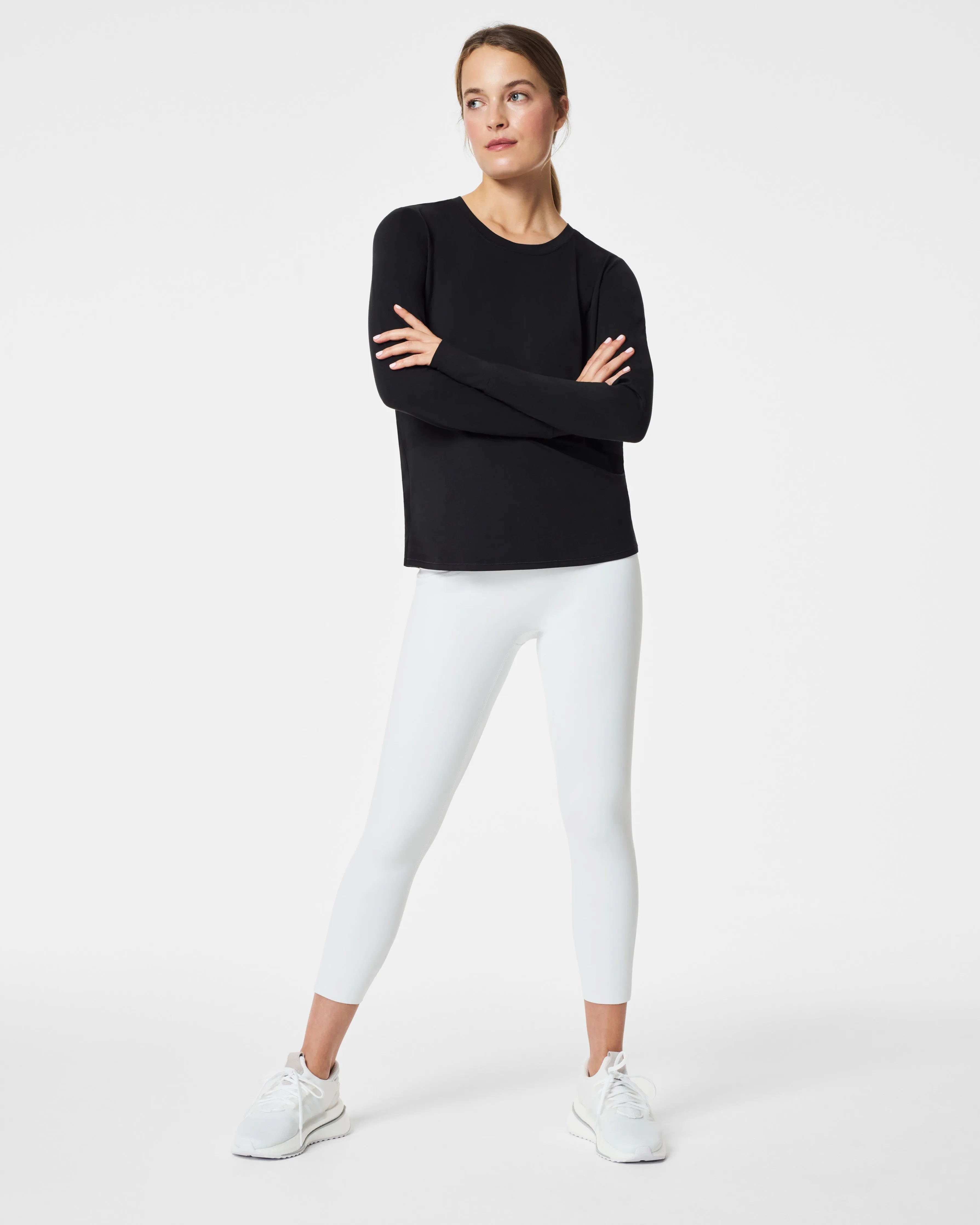 Butter Wrap Back Long-Sleeve Tee sold by SPANX product image thumbnail 5