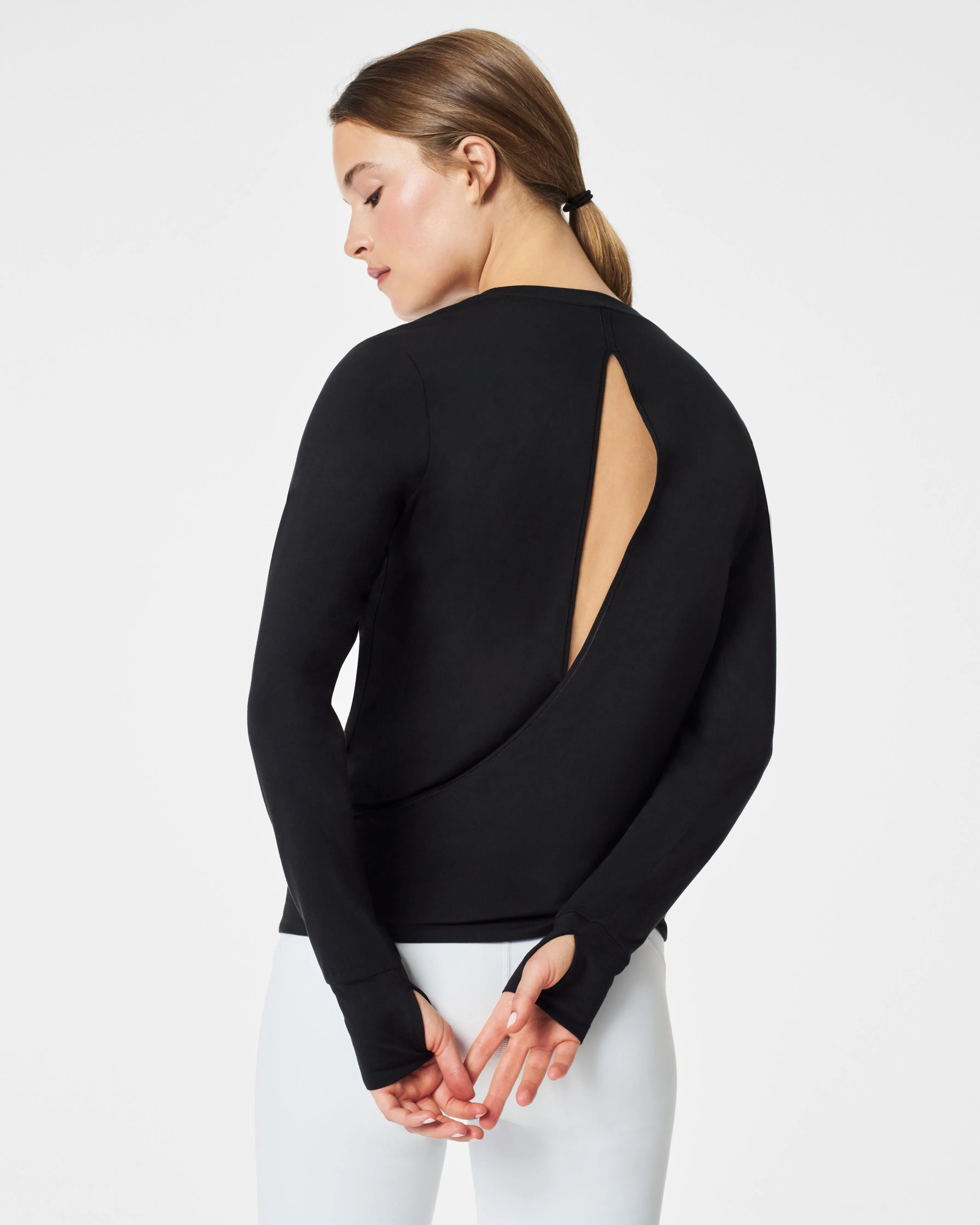 Butter Wrap Back Long-Sleeve Tee sold by SPANX product image thumbnail 2