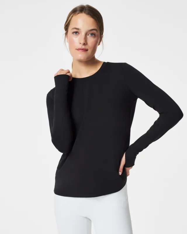 Butter Wrap Back Long-Sleeve Tee sold by SPANX