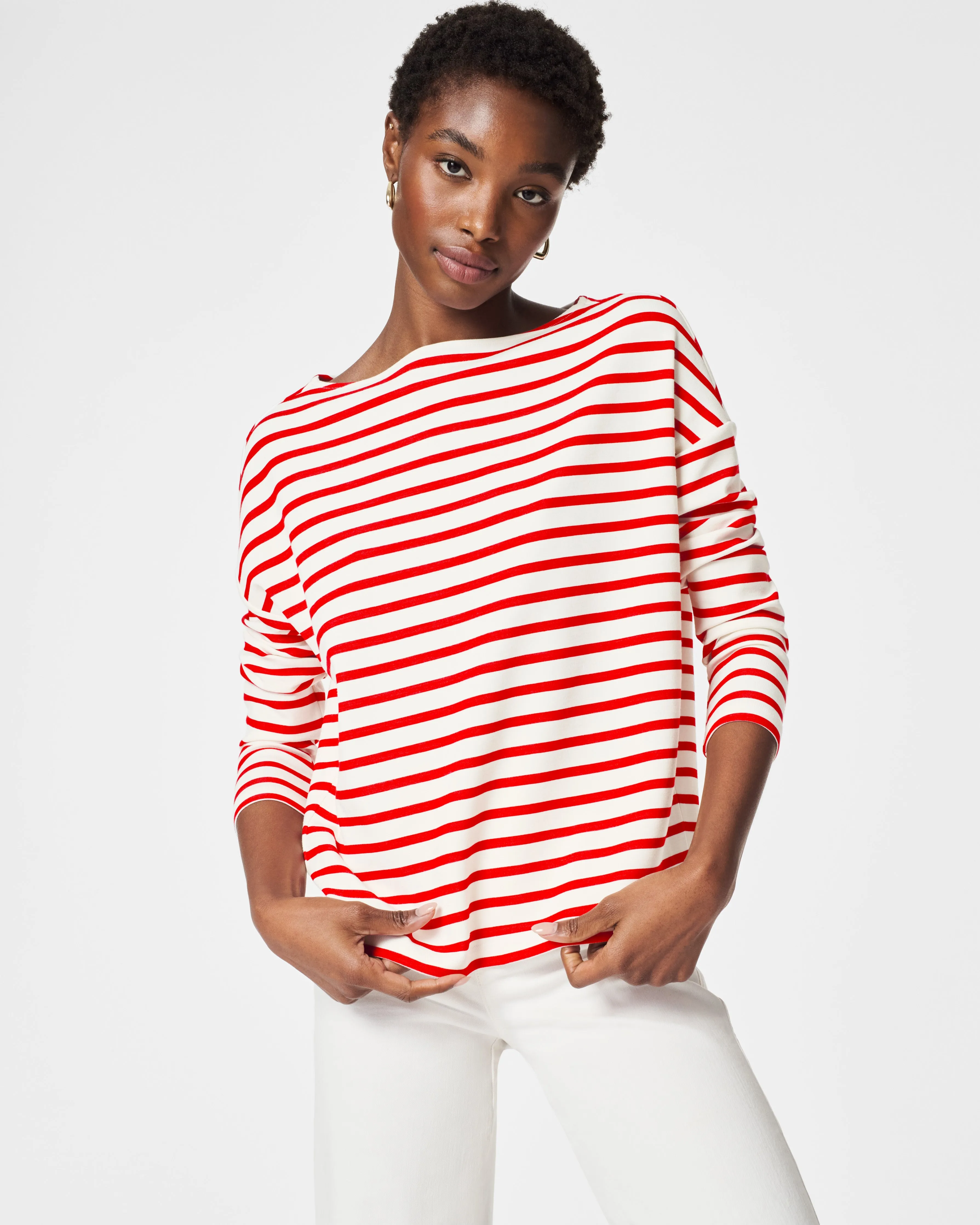 AirEssentials Boat Neck Top sold by SPANX